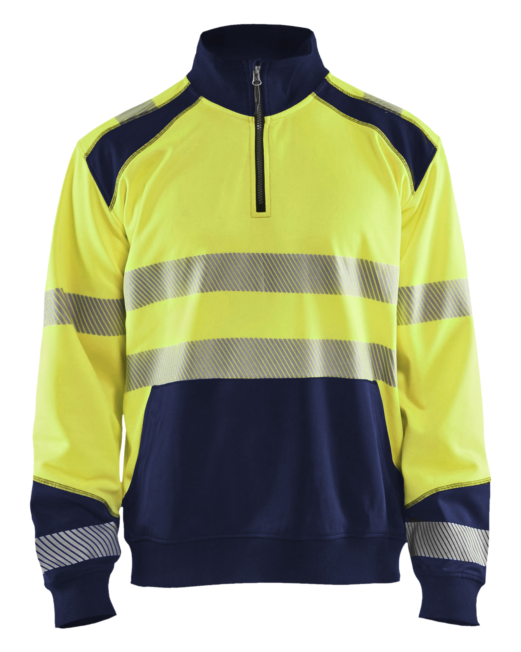Blåkläder Sweatshirt met halve rits High Vis 3556 - Afbeelding 2