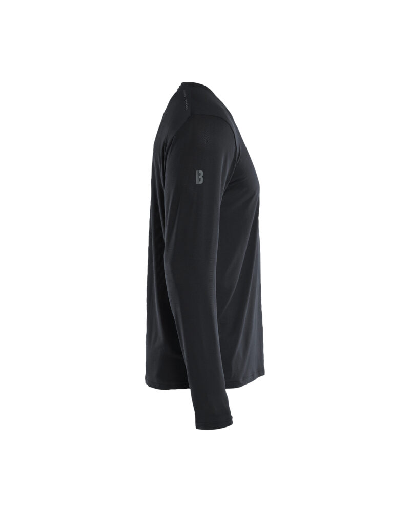 Blåkläder UV-T-shirt met lange mouwen 3423 - Zwart zijkant