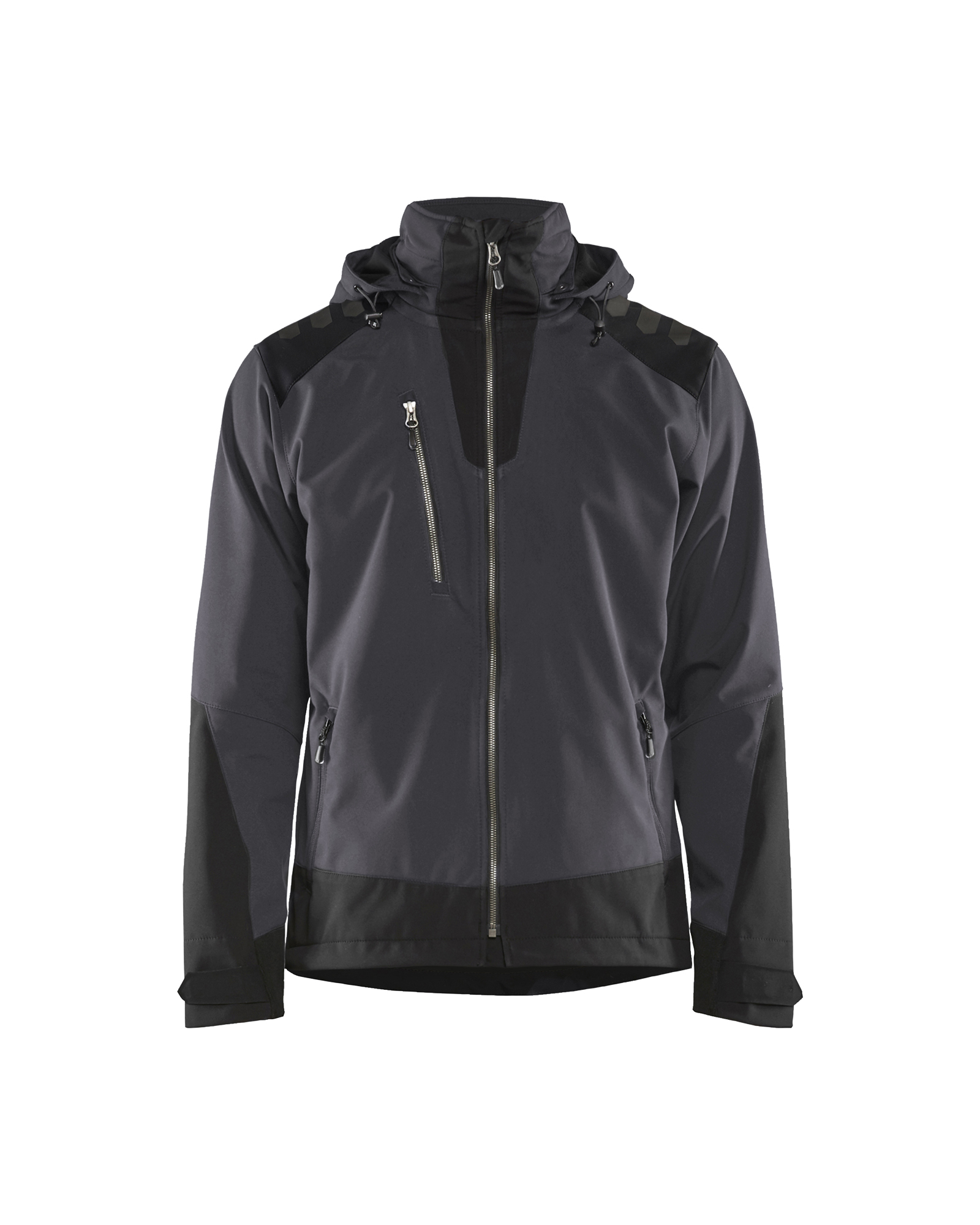 Blåkläder Softshell jack 4749 - Donkergrijs/Zwart voorkant