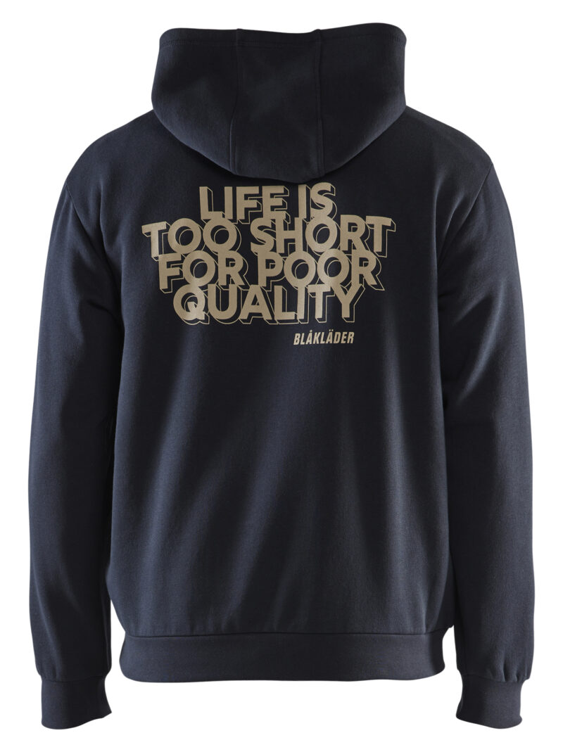 Blåkläder Hoodie Limited "Life is too short" 9413 detail 1