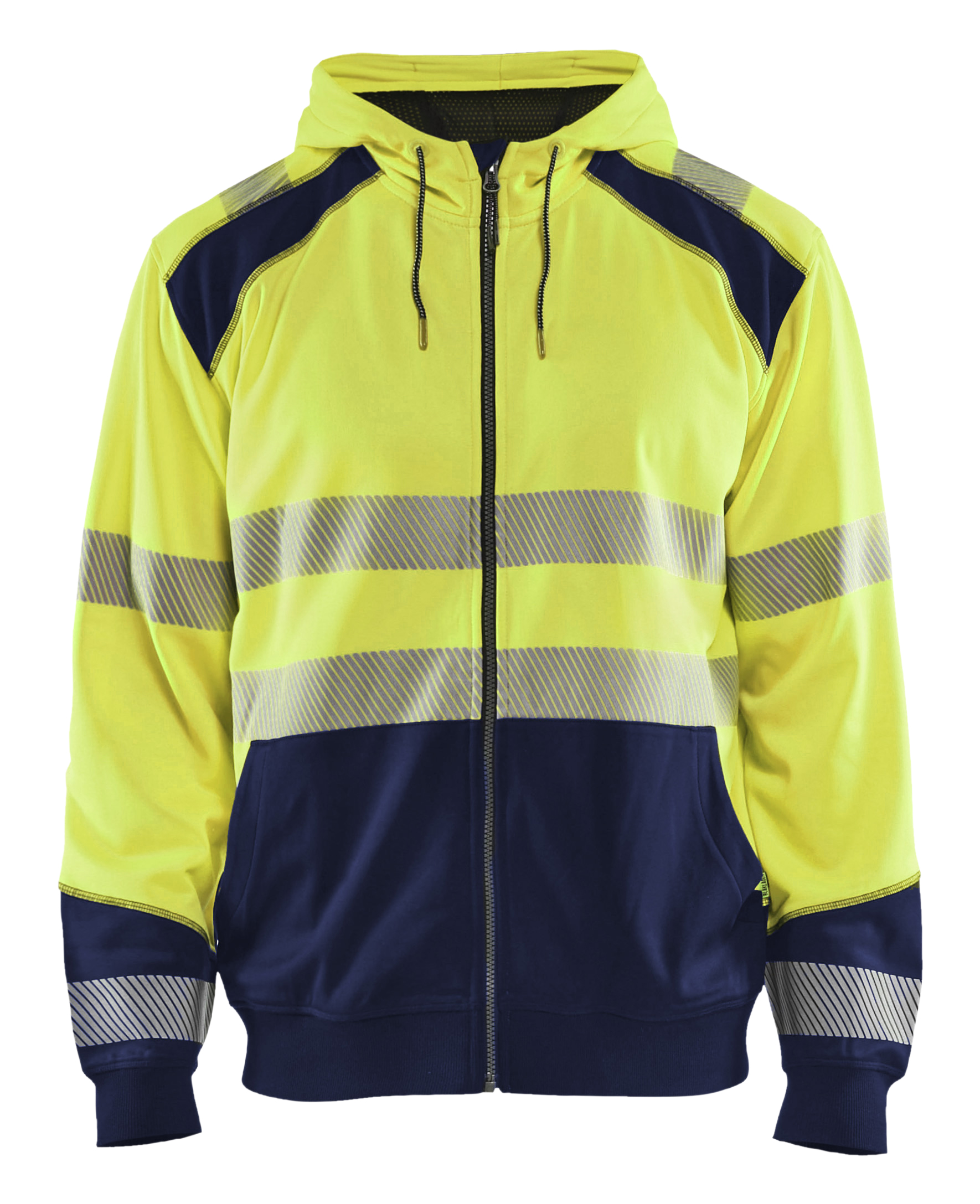 Blåkläder Hooded sweatshirt met rits High Vis 3546 - Afbeelding 3