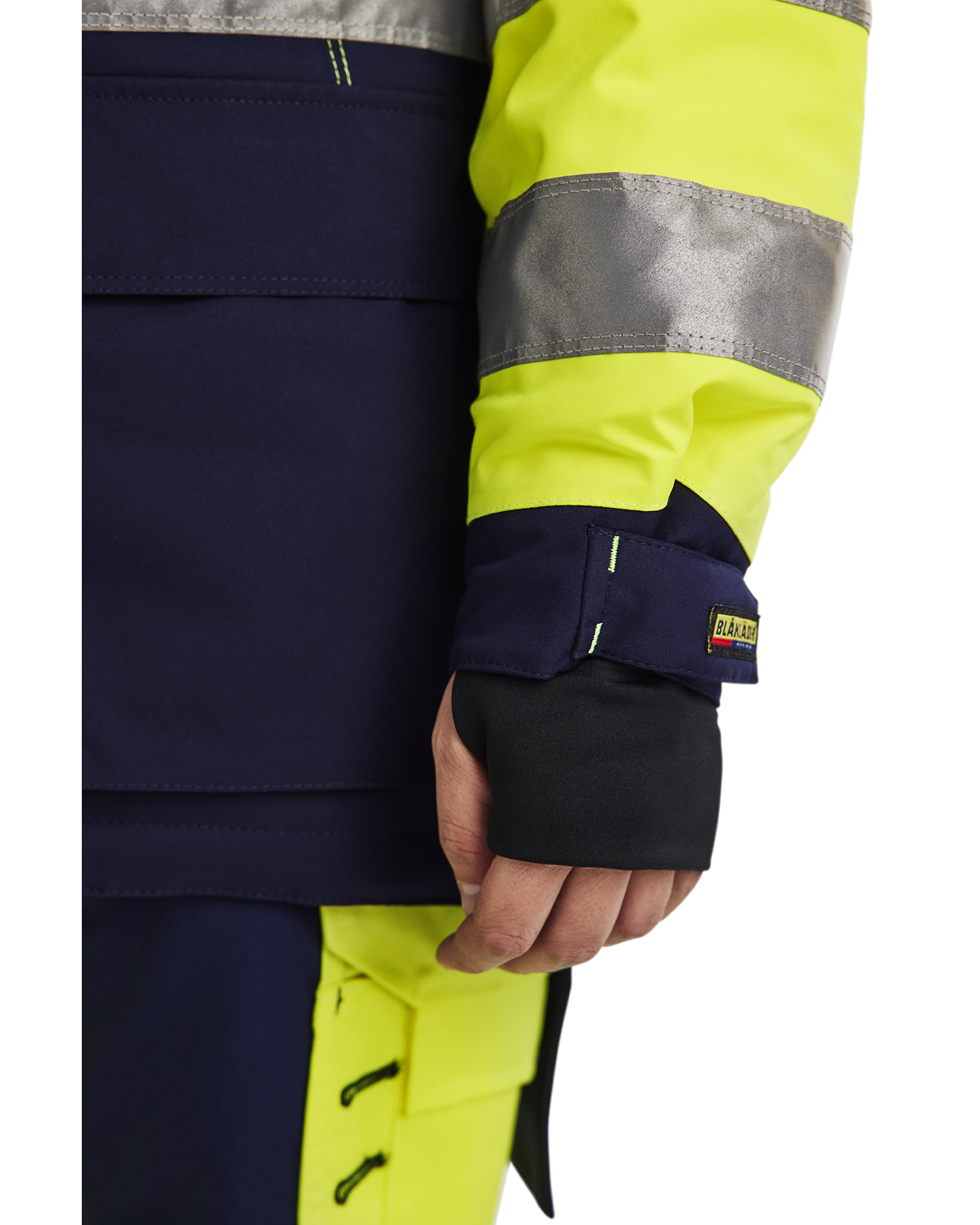 Blåkläder Dames winterparka High Vis 4472 detail 3