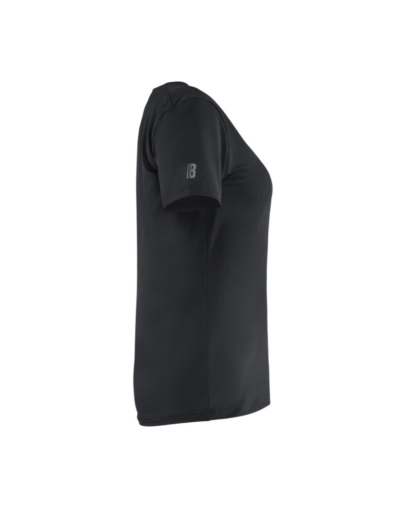Blåkläder Dames UV-T-shirt 3426 - Zwart zijkant