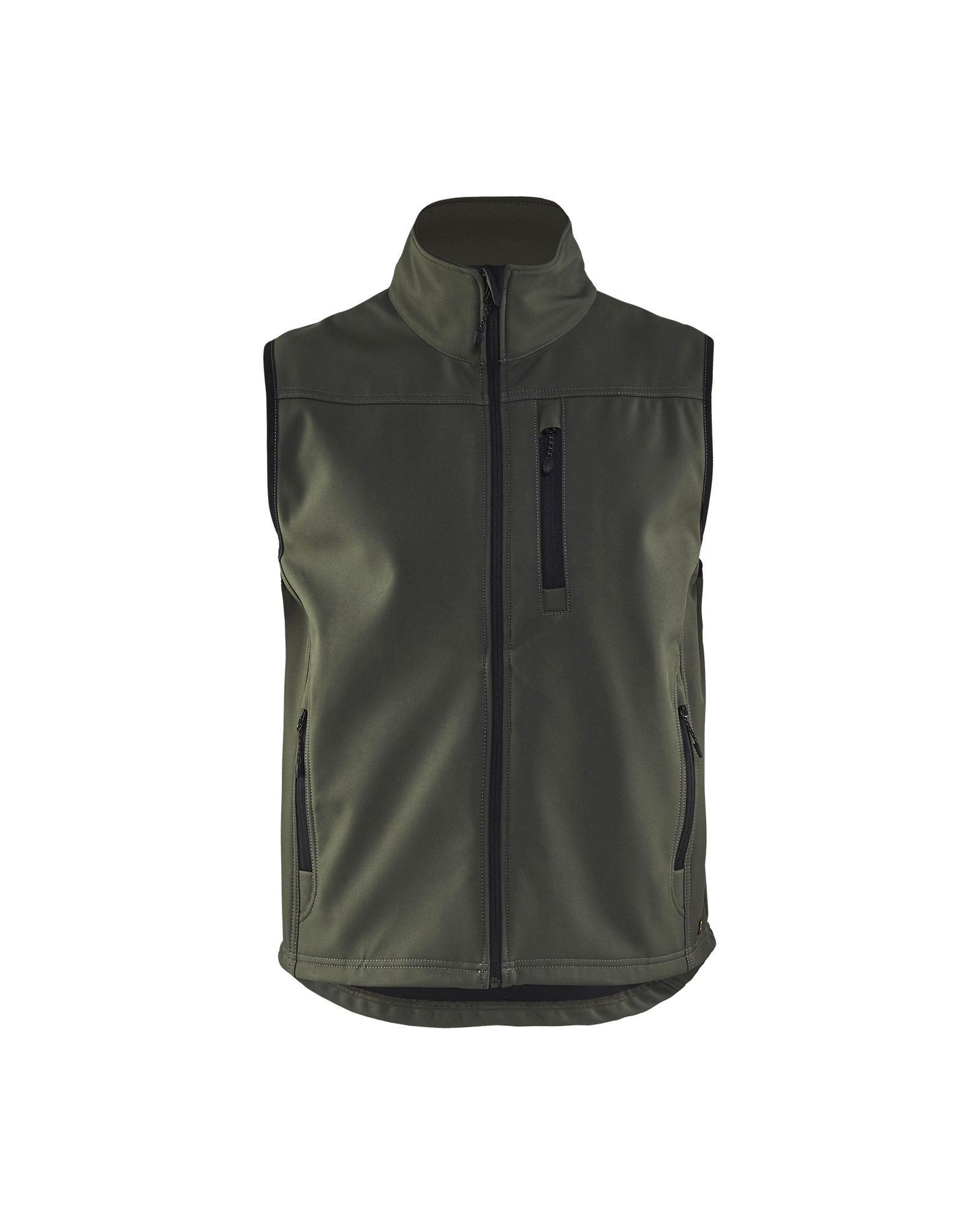Blåkläder Softshell bodywarmer 8170 - Army groen voorkant