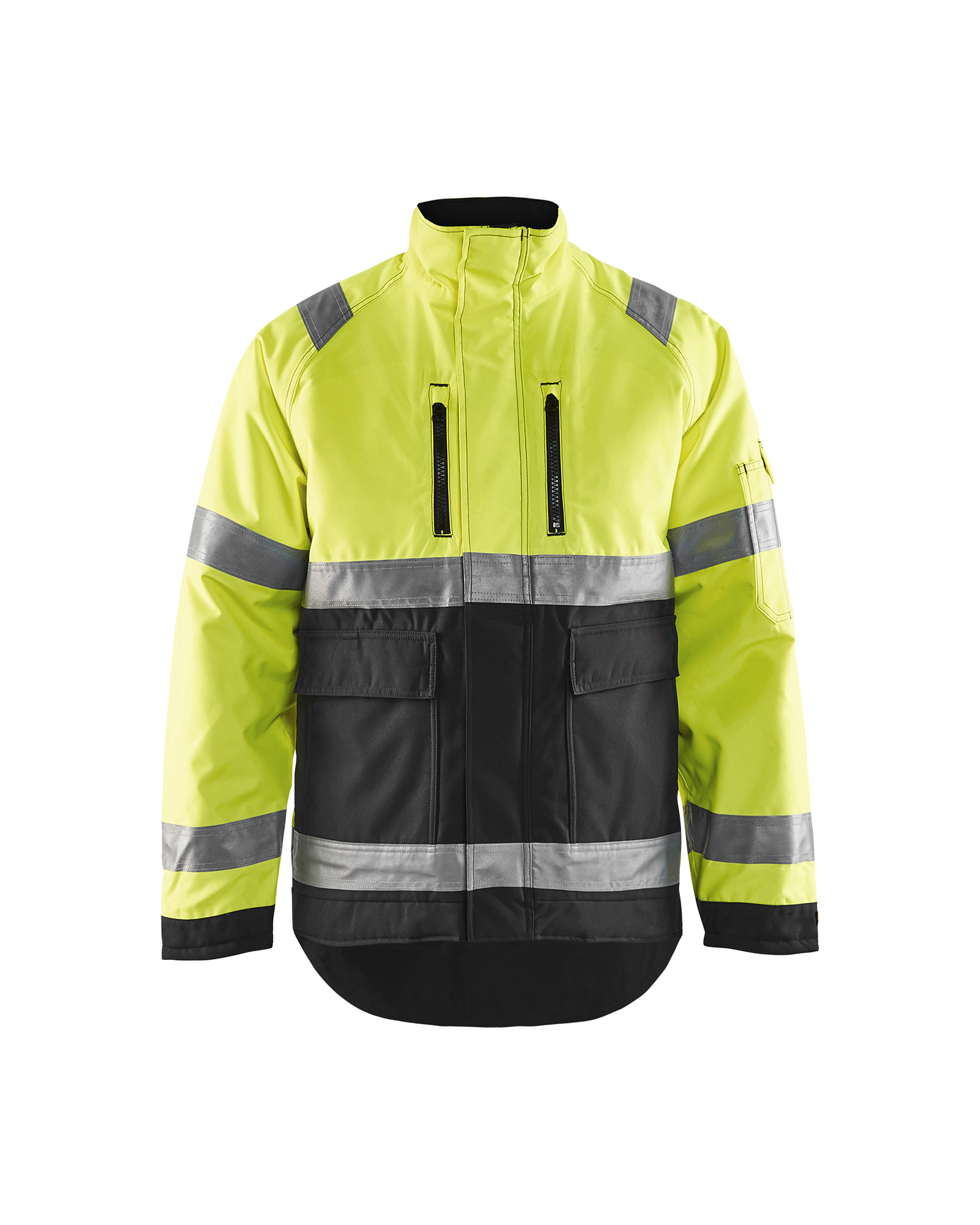 Blåkläder Winterjas High Vis 4827 - High Vis Geel/Zwart voorkant