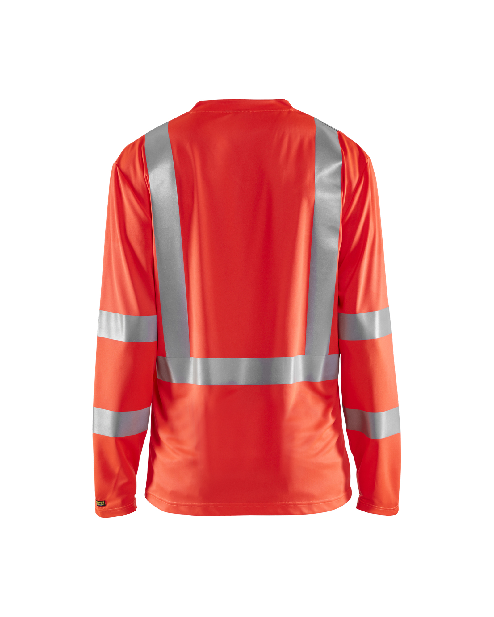 Blåkläder UV-T-shirt lange mouwen High Vis 3383 - High Vis Rood achterkant