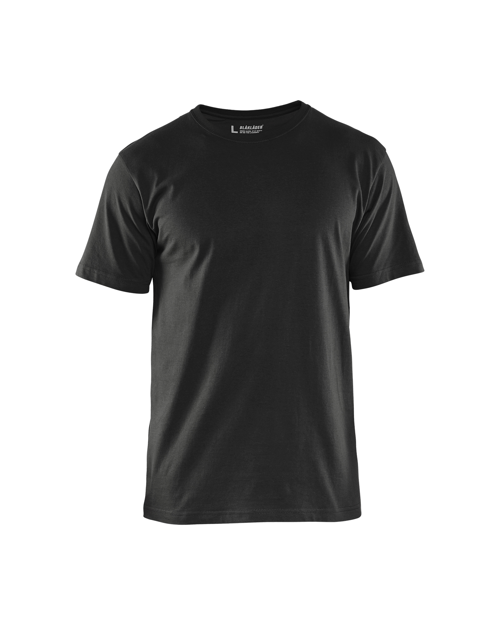 Blåkläder T-shirt 5-pack 3325 - Zwart voorkant