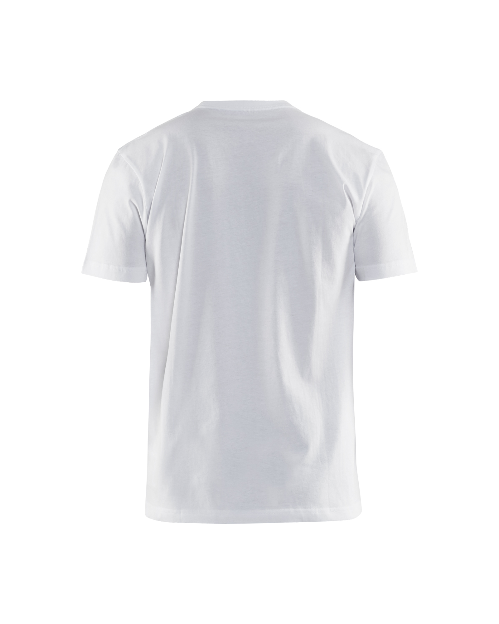 Blåkläder T-shirt 3379 - Wit / Donkergrijs achterkant