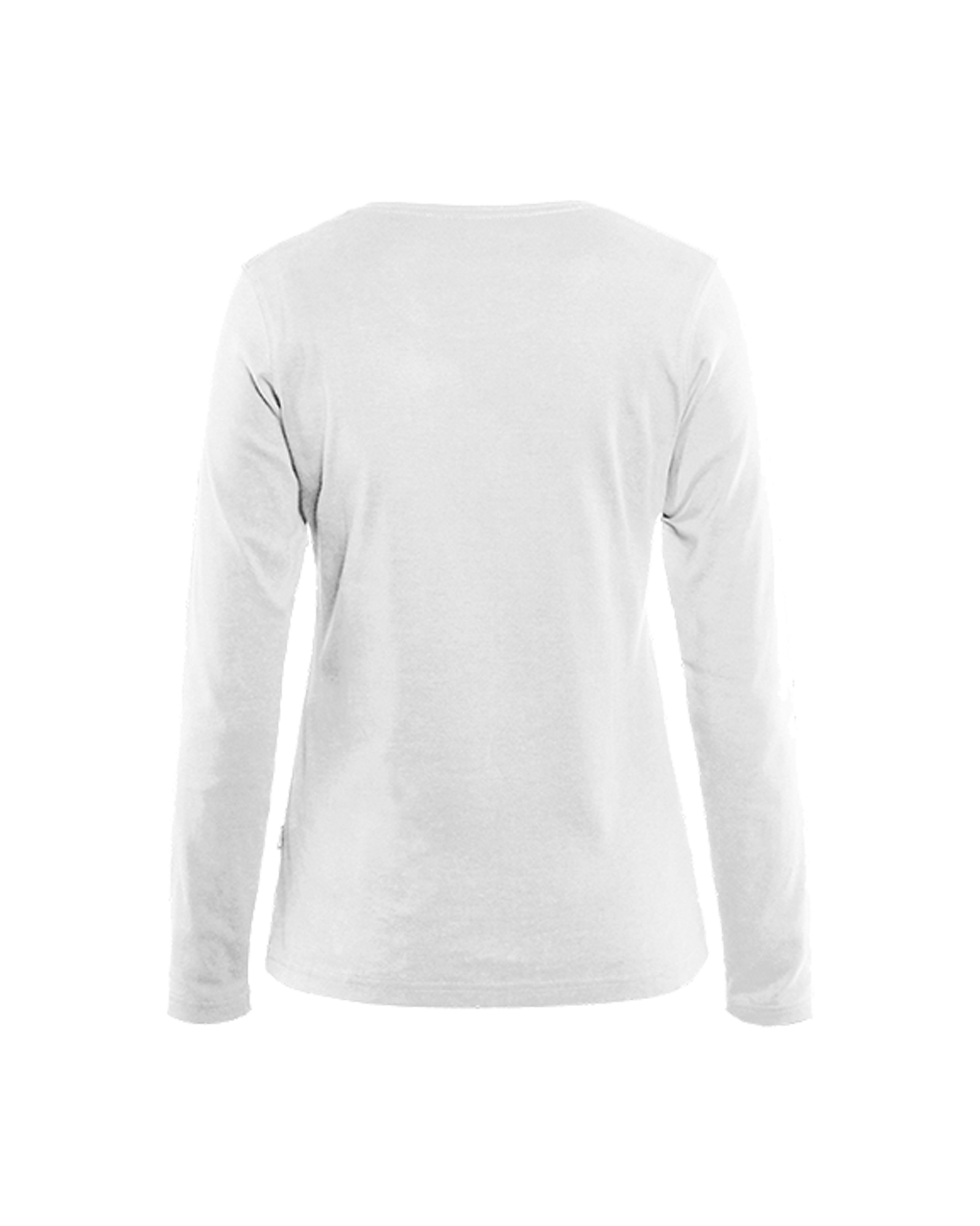 Blåkläder Dames T-shirt lange mouwen 3301 - Wit achterkant