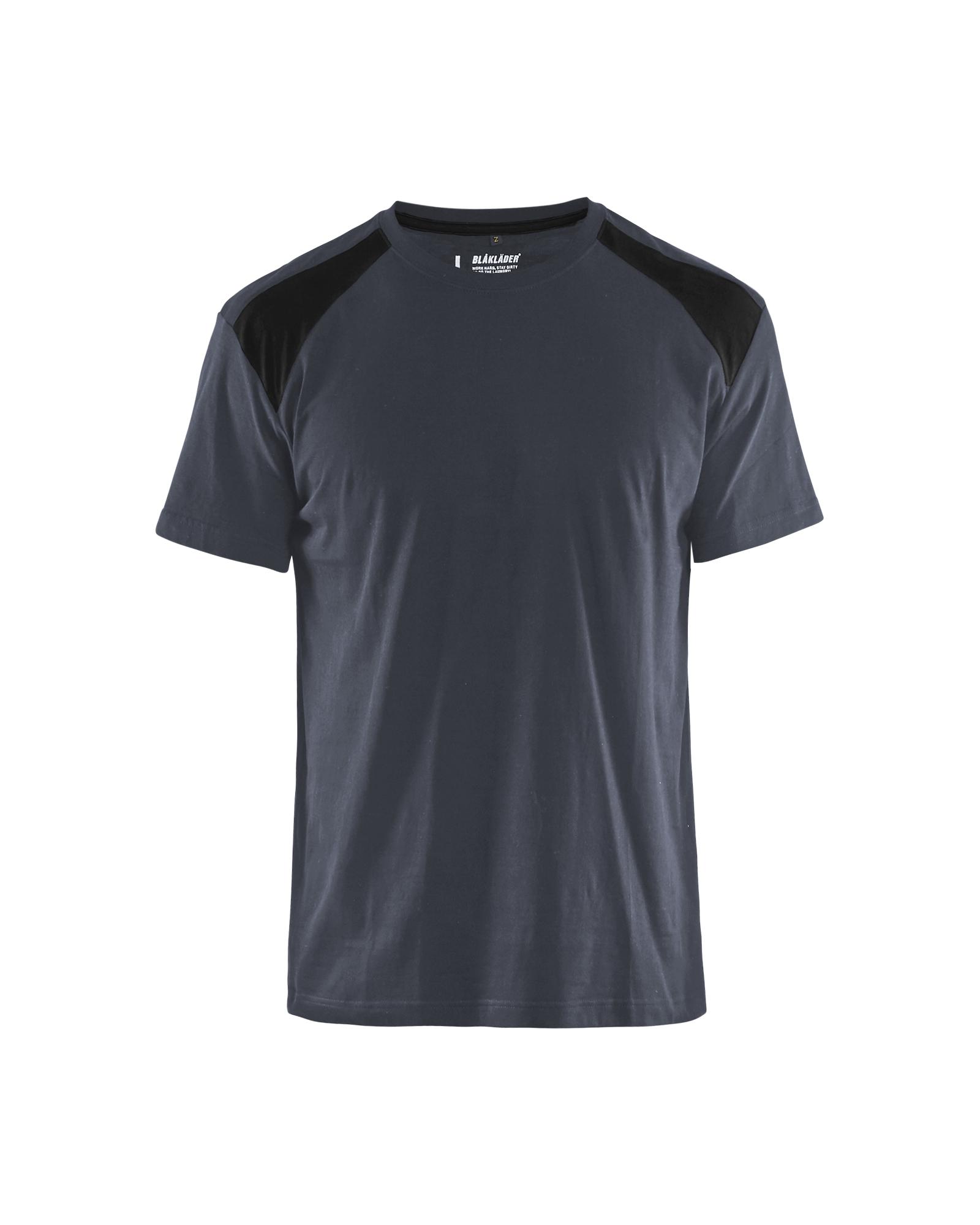 Blåkläder T-shirt 3379 - Donkergrijs/Zwart voorkant