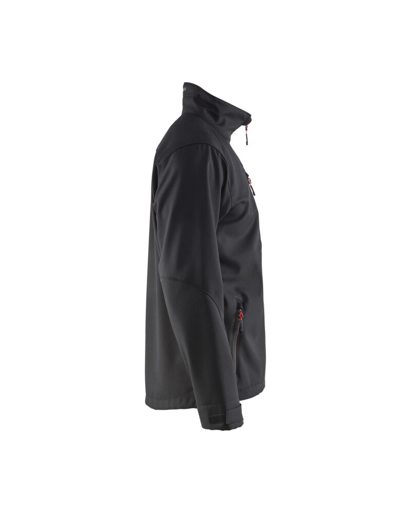 Blåkläder Softshell jack 4752 - Zwart zijkant