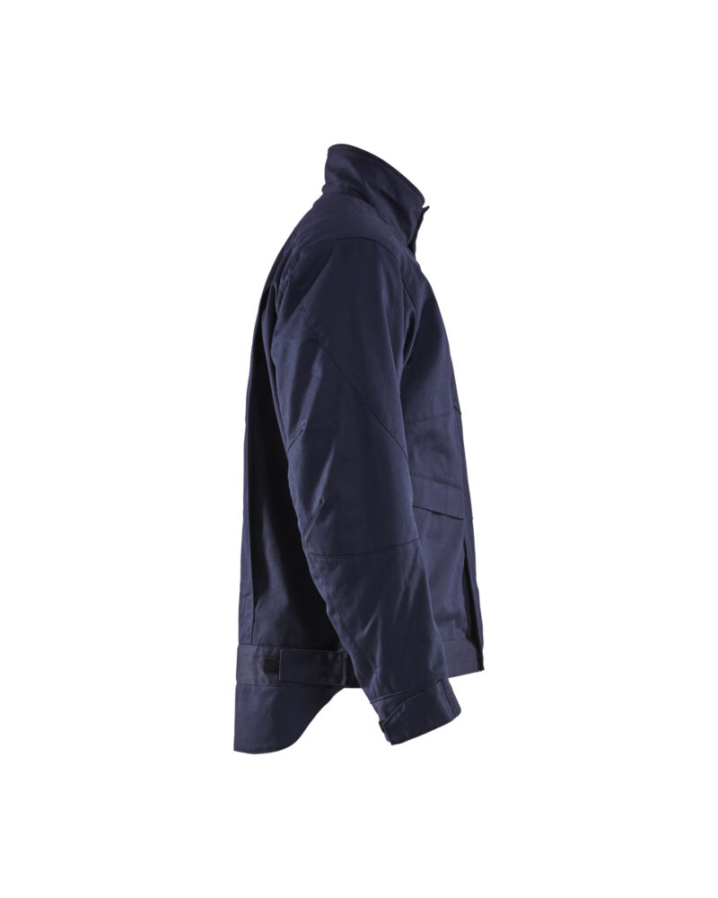 Blåkläder Vlamvertragende winterjas 4784 - Marineblauw zijkant