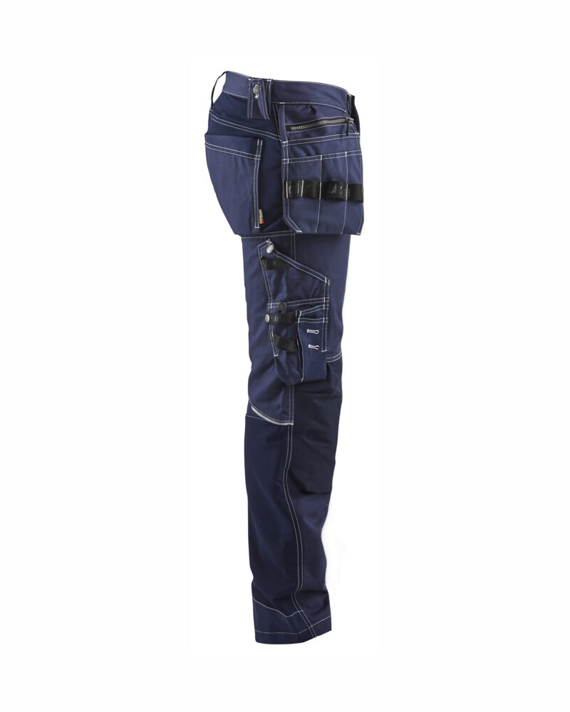 Blåkläder Werkbroek met stretch en gereedschapszakken katoen 1790 - zijkant