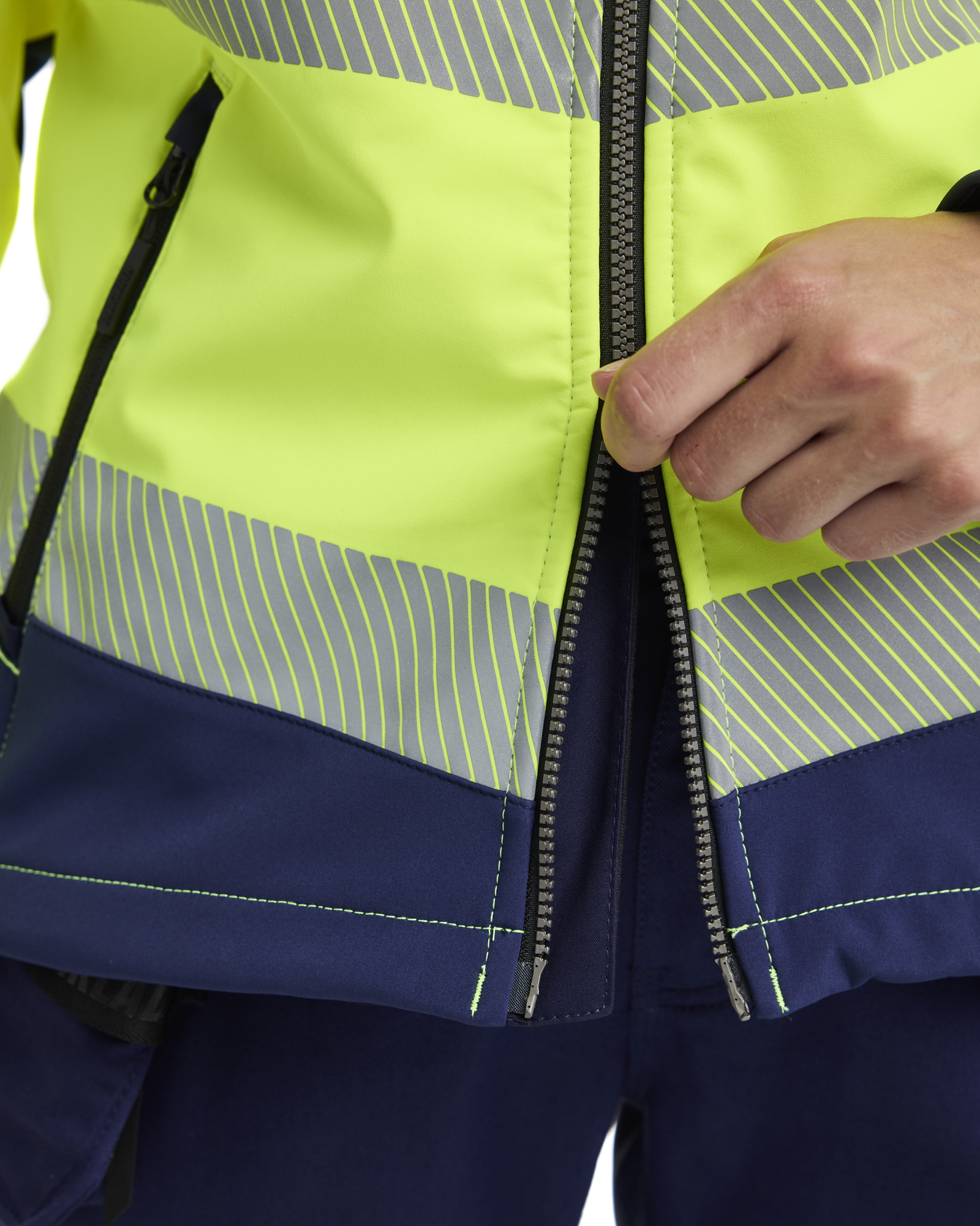 Blåkläder Dames Softshell jack High Vis 4791 detail 1