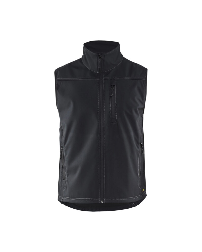 Blåkläder Softshell bodywarmer 8170 - Zwart voorkant