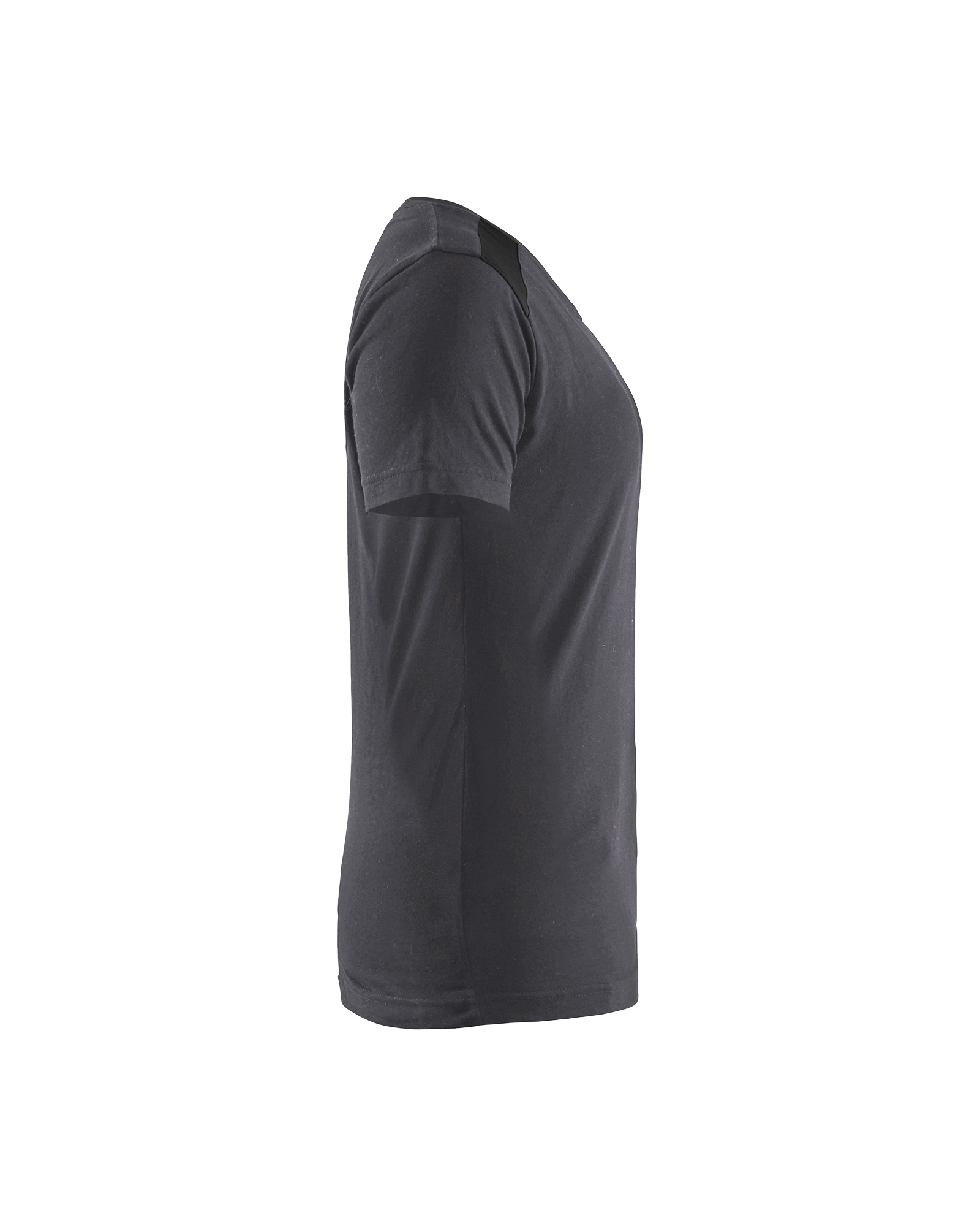Blåkläder Dames T-shirt bi-colour 3479 - Medium grijs / Zwart zijkant