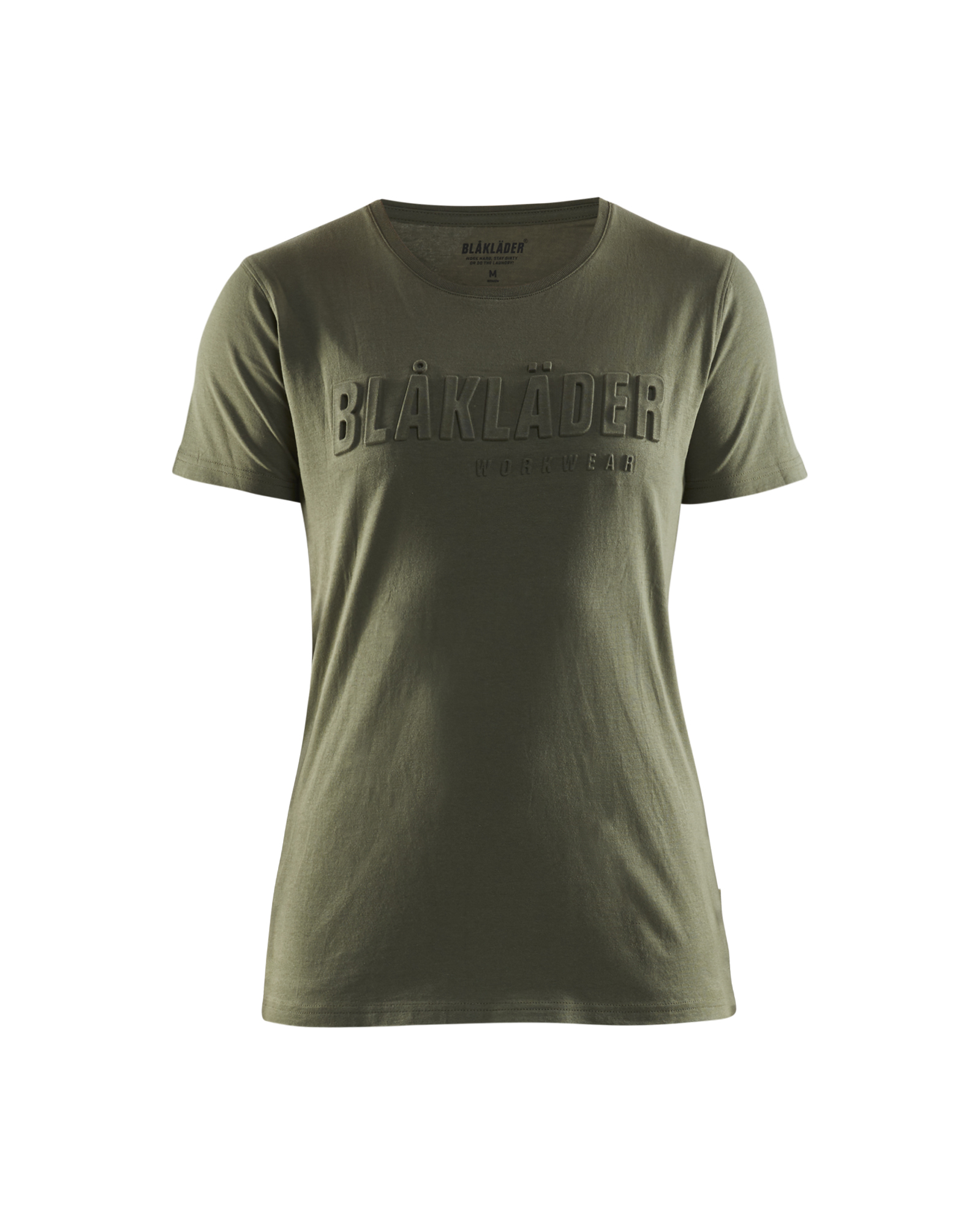 Blåkläder Dames T-shirt 3D 3431 - Herfstgroen voorkant