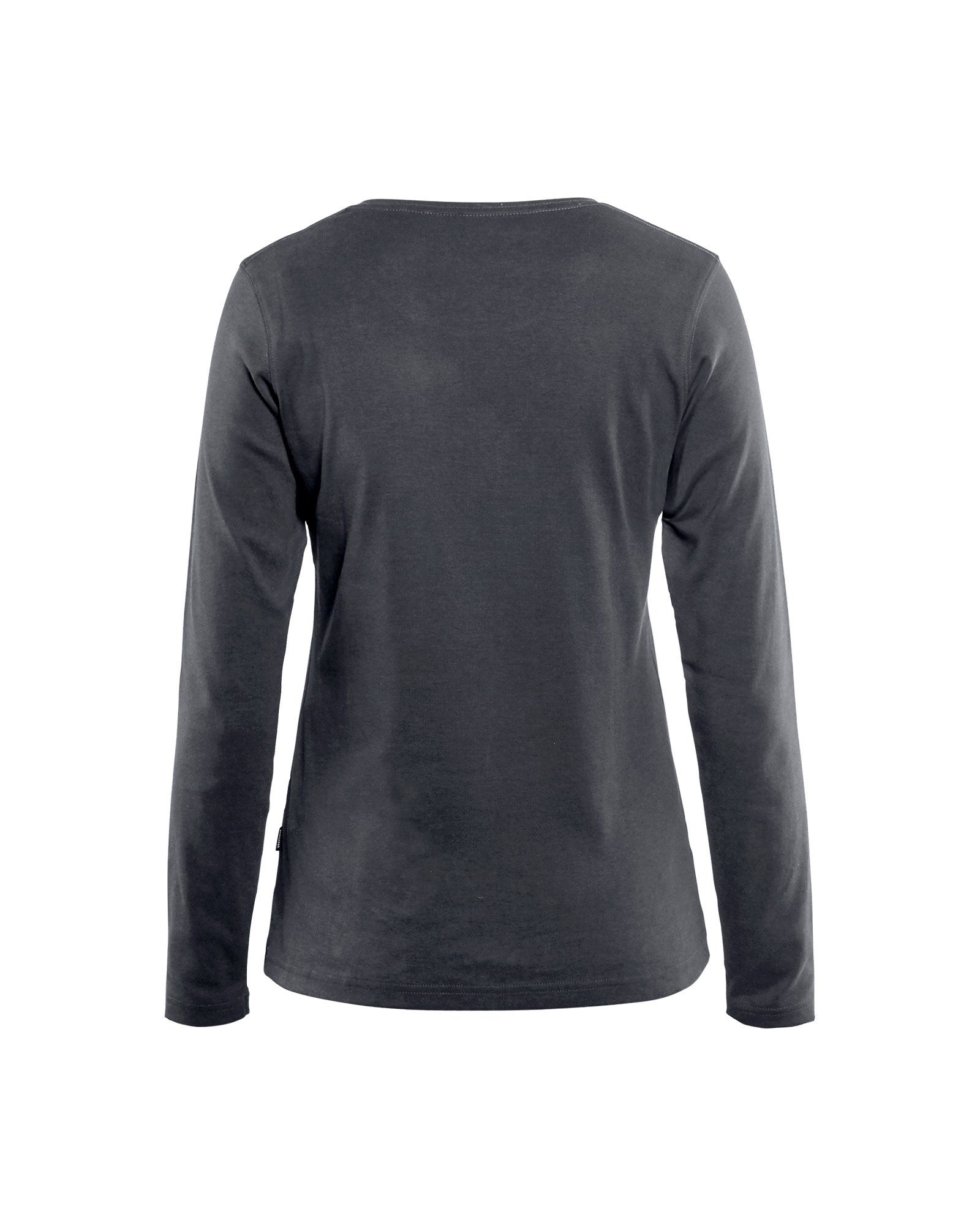 Blåkläder Dames T-shirt lange mouwen 3301 - Donkergrijs achterkant