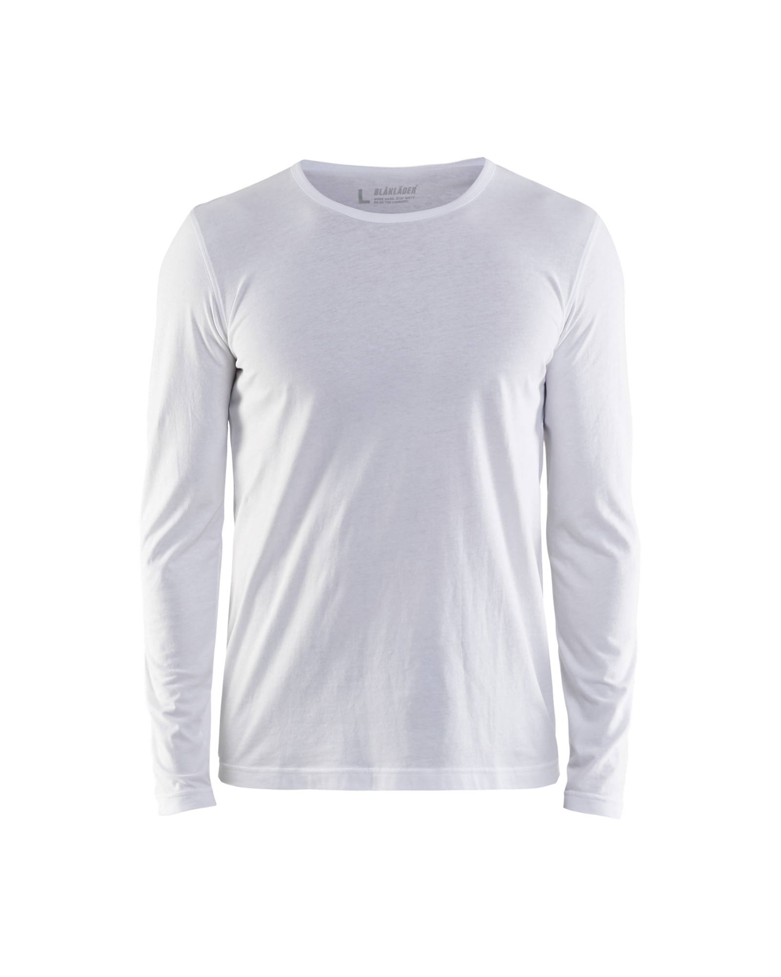 Blåkläder T-shirt lange mouwen 3500 - Wit voorkant