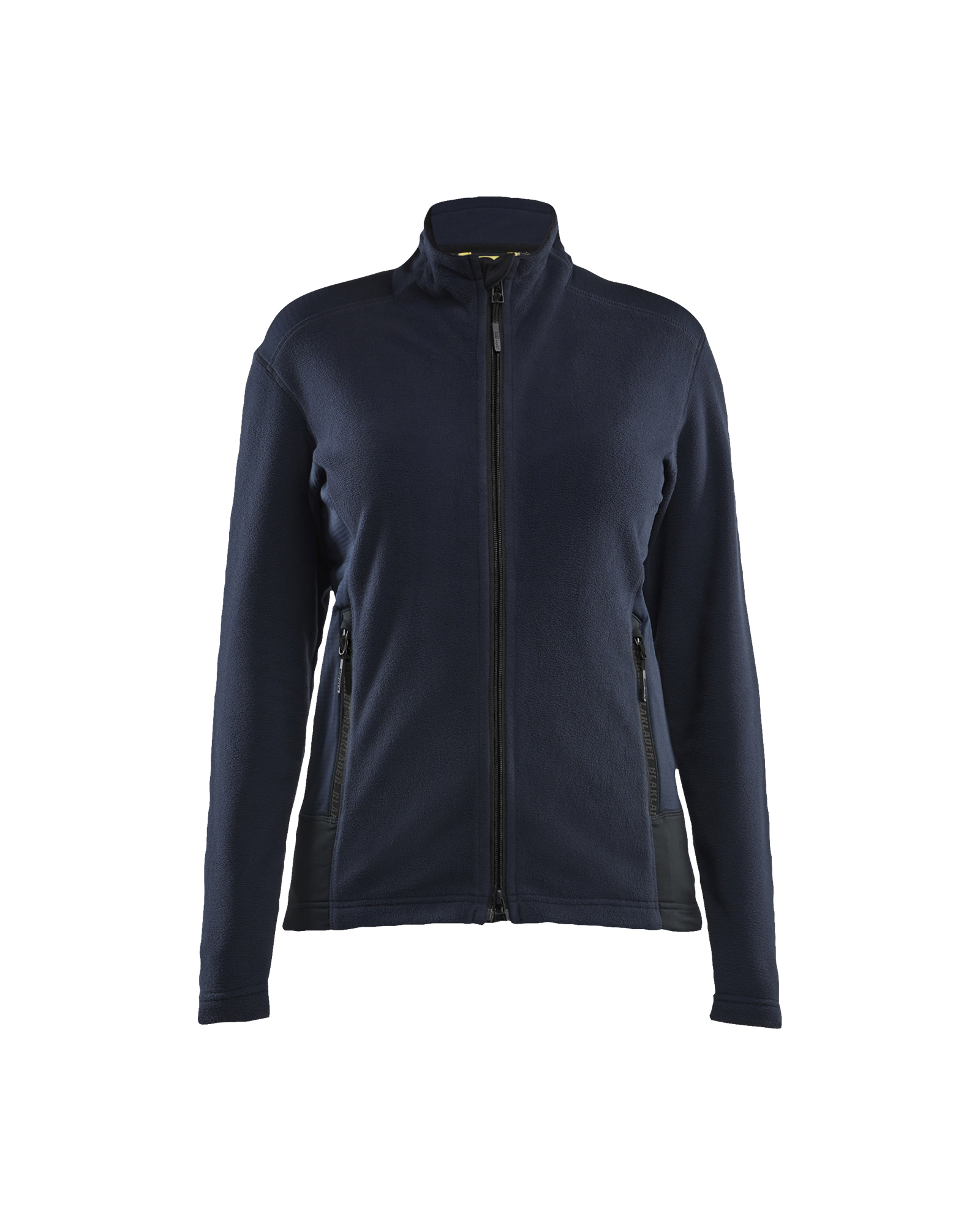 Blåkläder Dames Microfleecevest 4766 - Donker marineblauw / Zwart voorkant