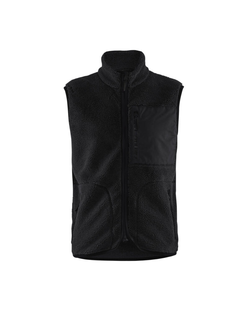 Blåkläder Pilé bodywarmer 3820 - Zwart voorkant