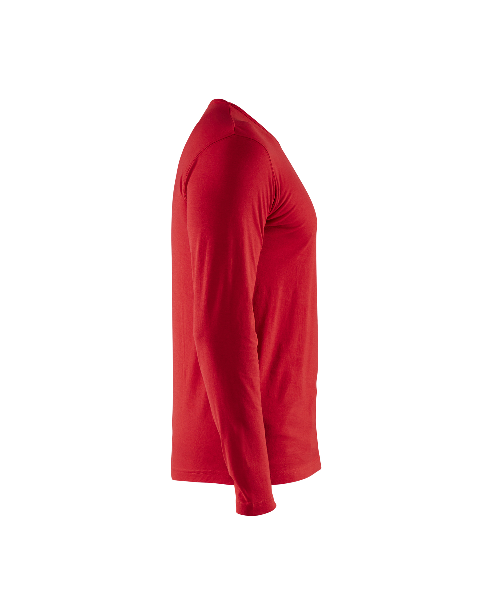 Blåkläder T-shirt lange mouwen 3500 - Rood zijkant