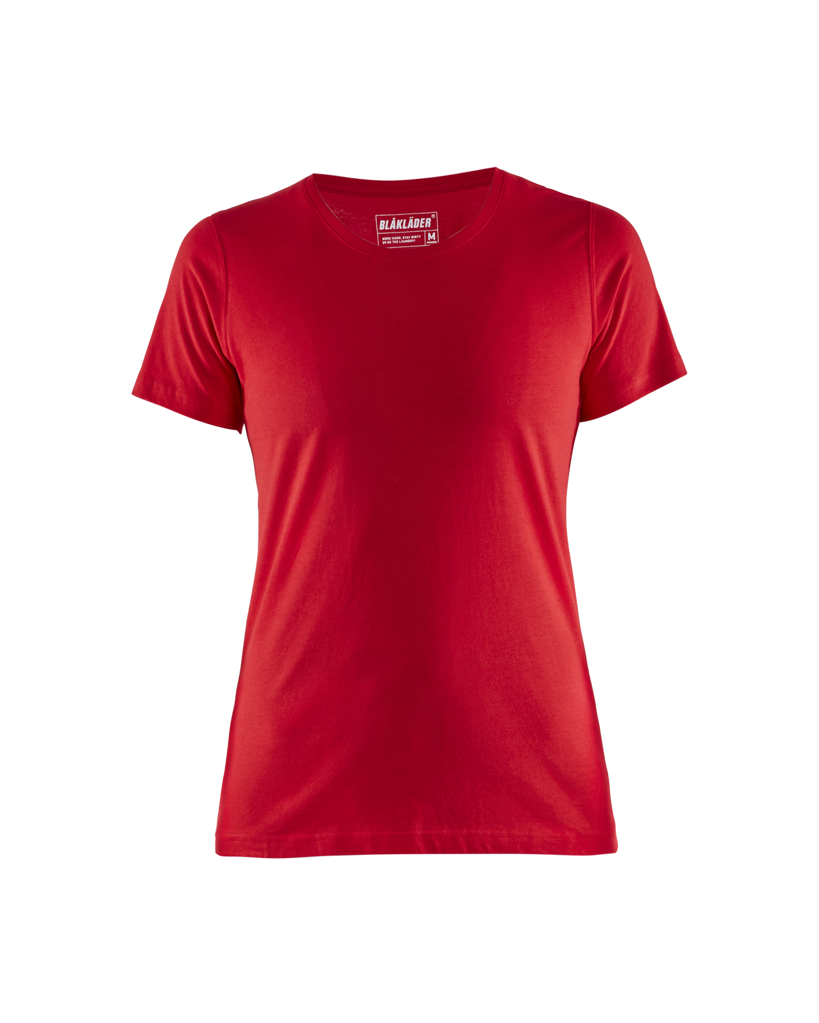 Blåkläder Dames T-shirt 3334 - Rood voorkant