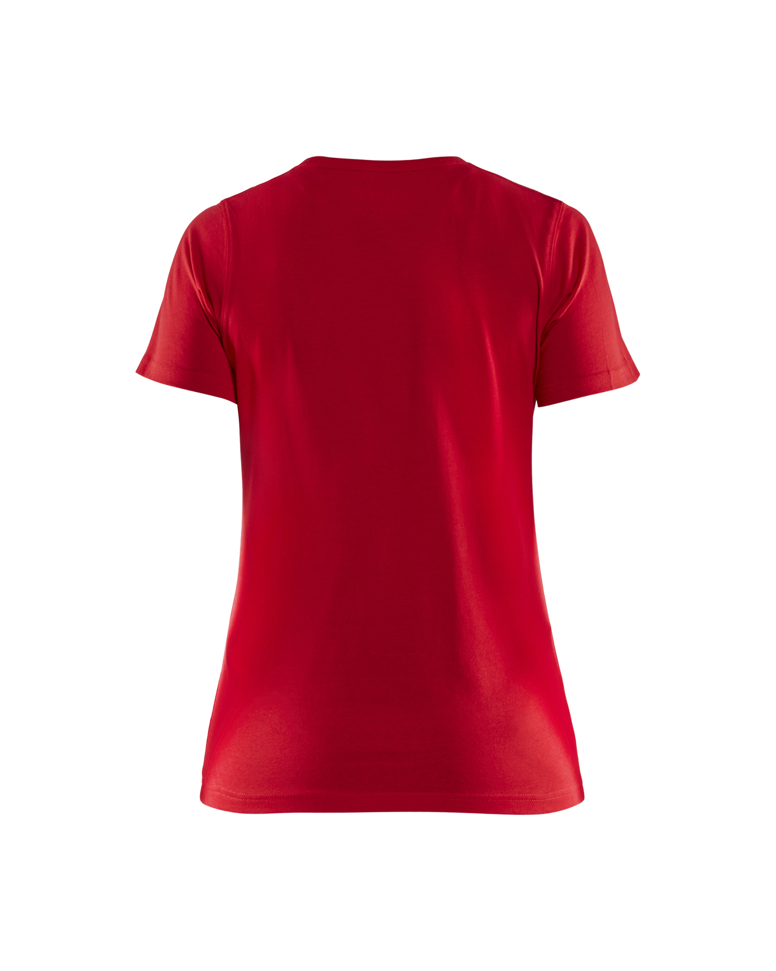 Blåkläder Dames T-shirt 3334 - Rood achterkant