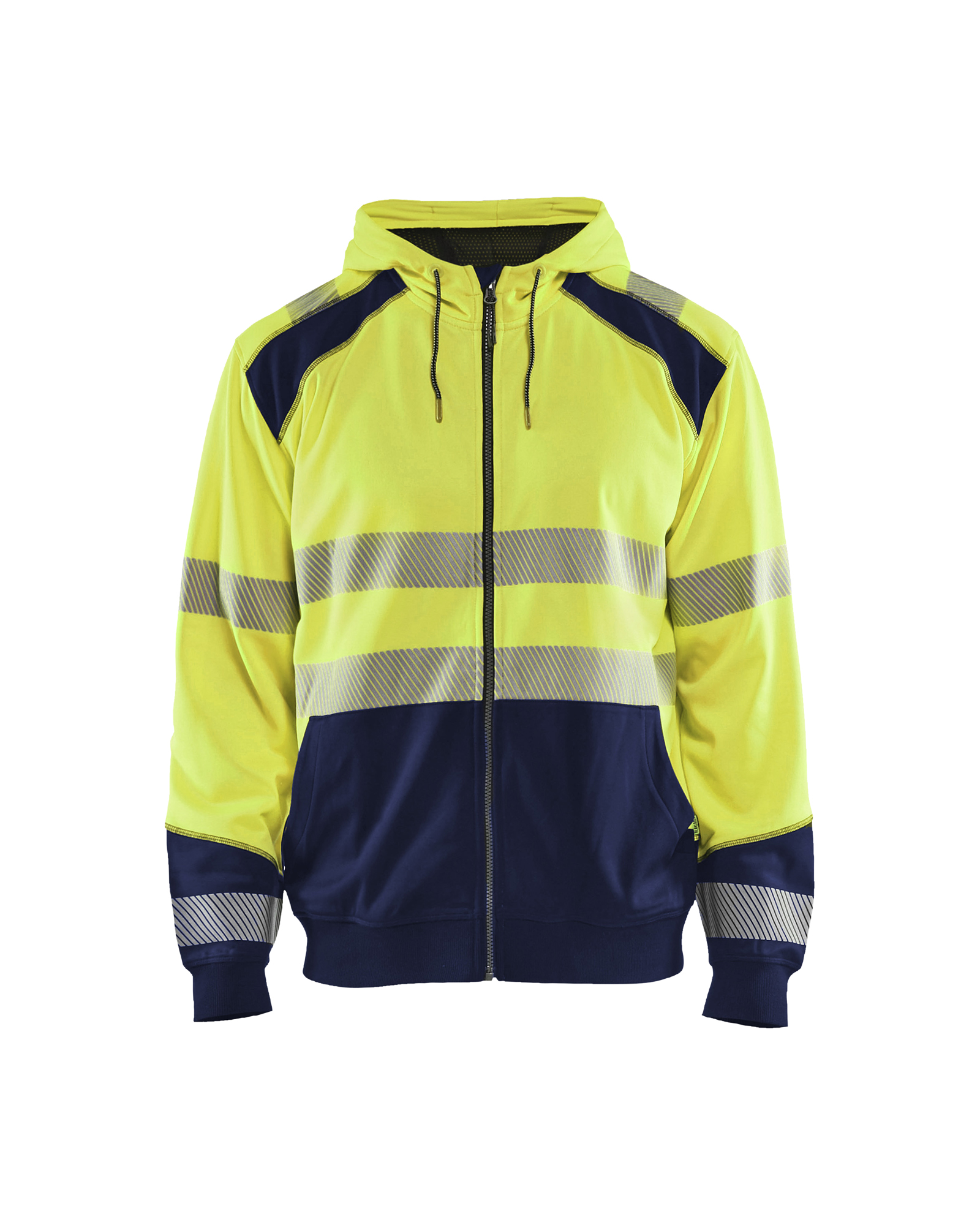 Blåkläder Hooded sweatshirt met rits High Vis 3546