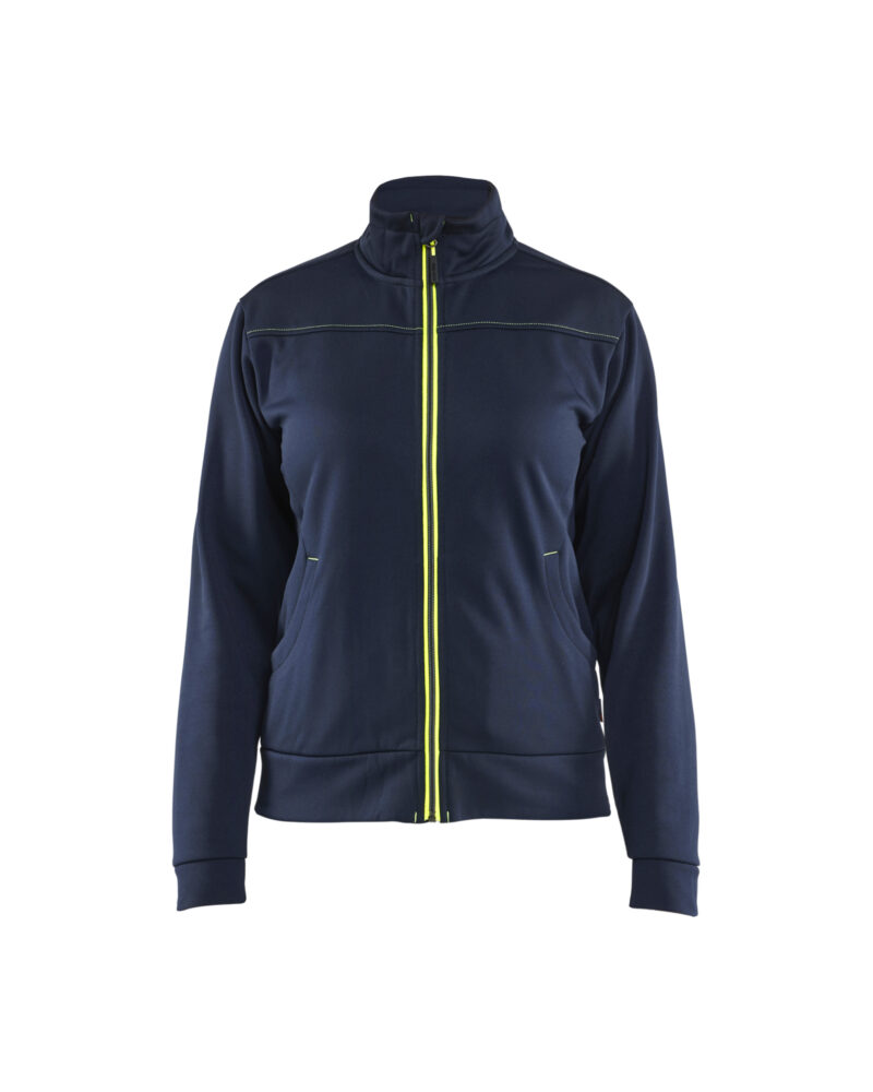 Blåkläder Dames service sweatshirt met rits 3394