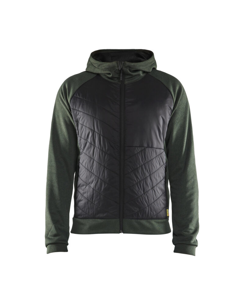 Blåkläder Hooded hybride sweatshirt met rits 3463