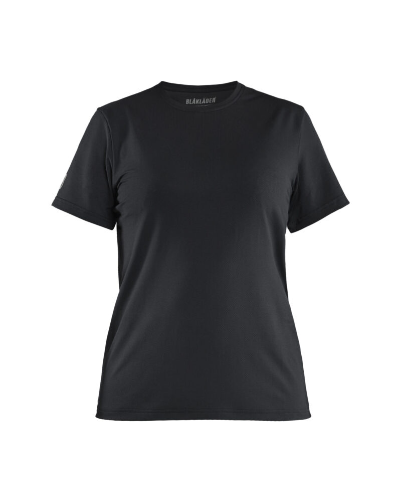 Blåkläder Dames UV-T-shirt 3426 - Zwart voorkant