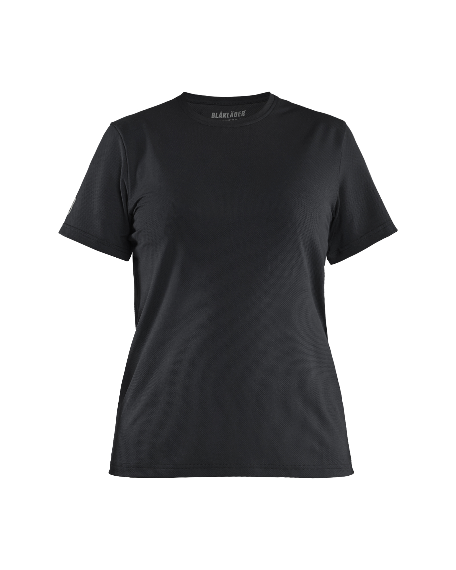Blåkläder Dames UV-T-shirt 3426 - Zwart voorkant