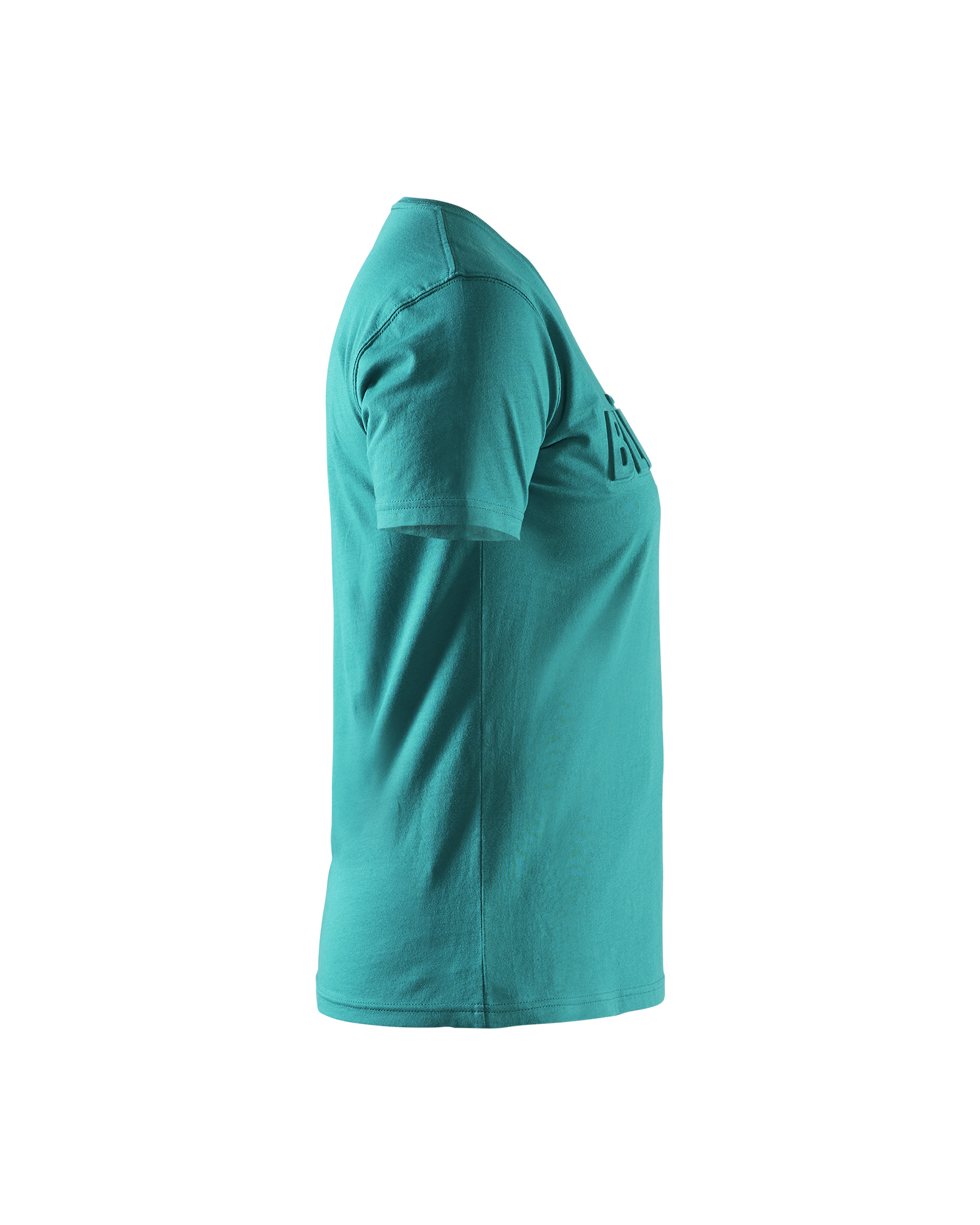 Blåkläder Dames T-shirt 3D 3431 - Groenblauw zijkant