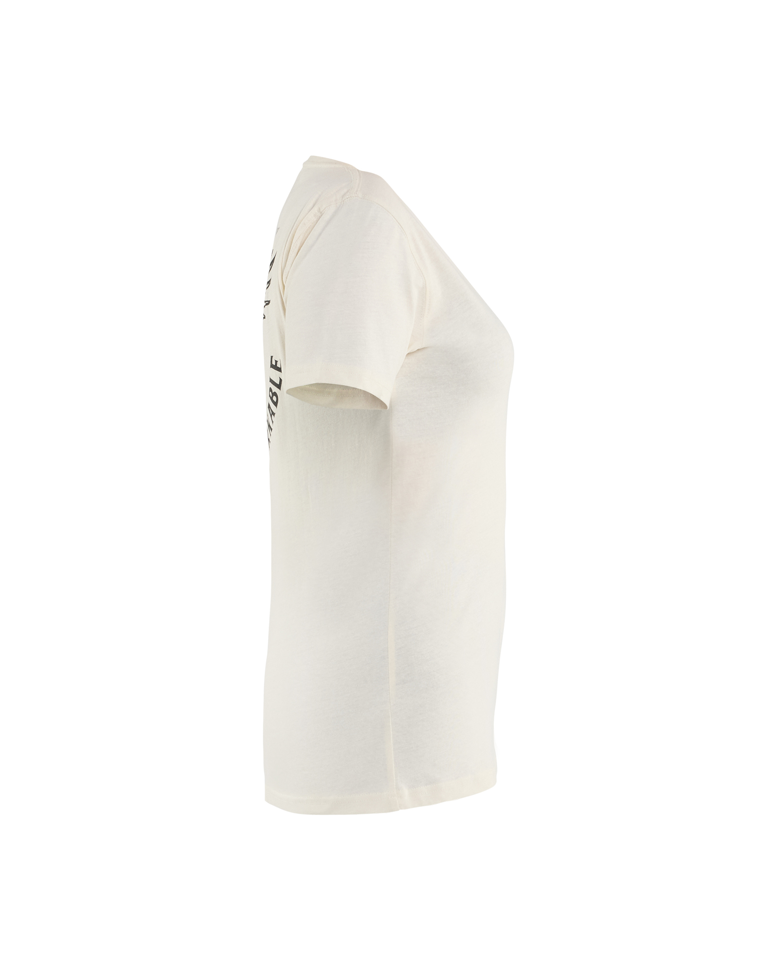 Blåkläder Dames T-shirt Eagle 9423 - Ecru zijkant