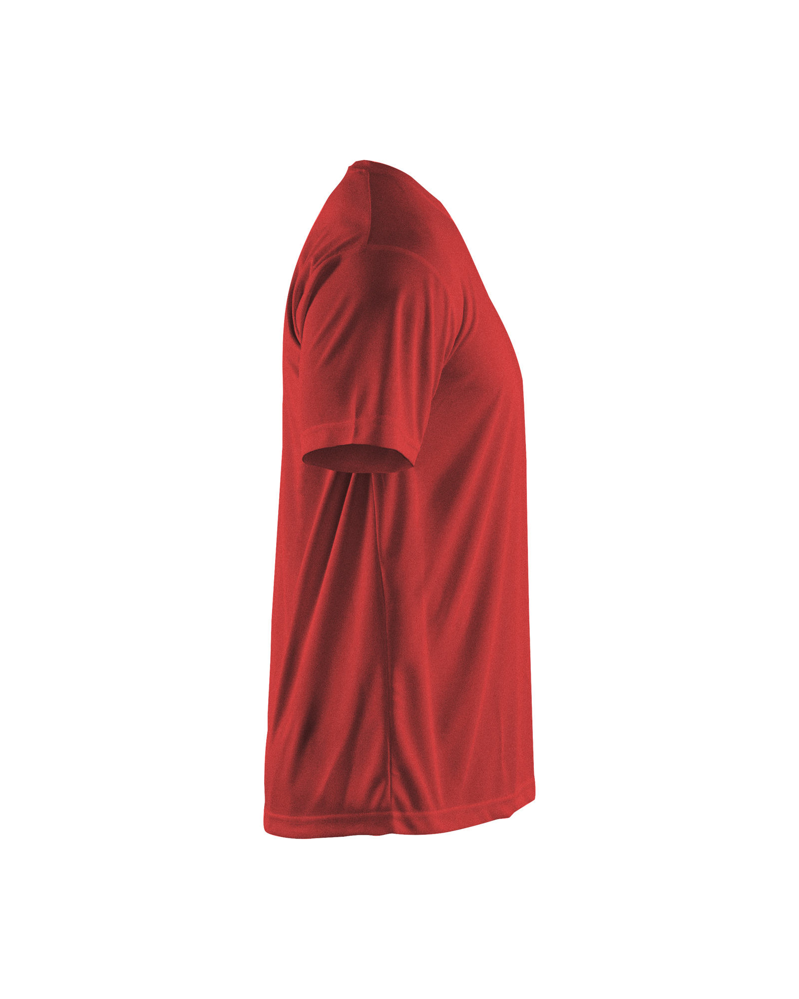 Blåkläder T-shirt 3525 - Rood zijkant