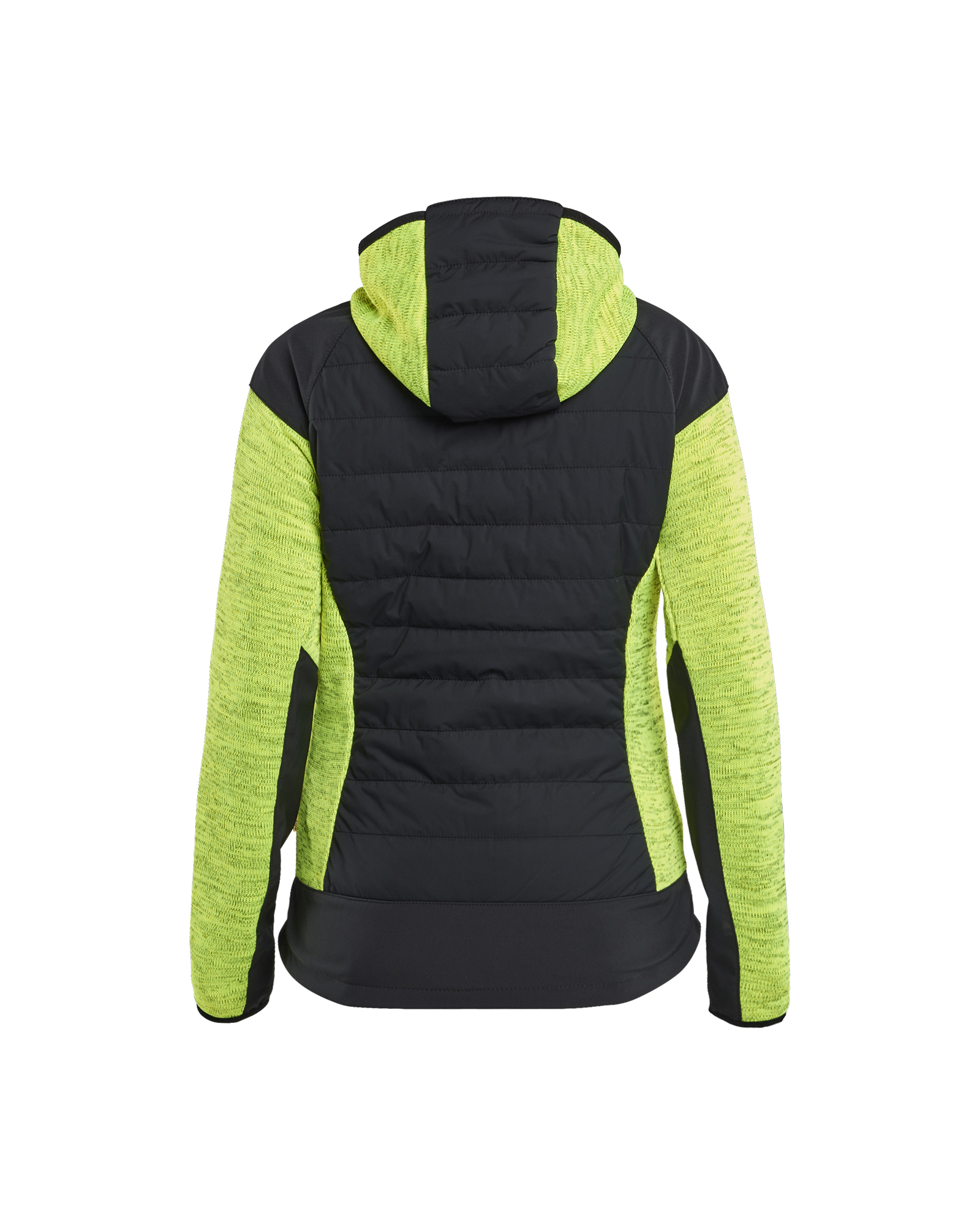 Blåkläder Dames hybride jack 5931 - High Vis Geel/Zwart achterkant