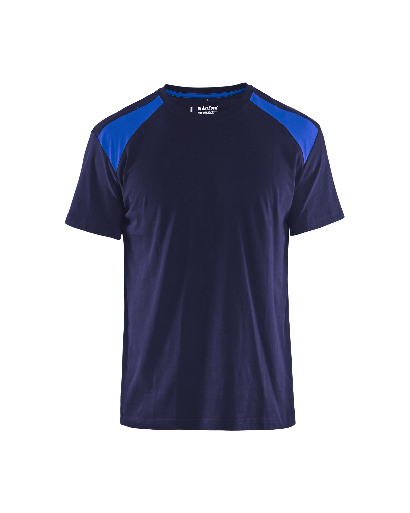 Blåkläder T-shirt 3379 - Marineblauw / Korenblauw voorkant