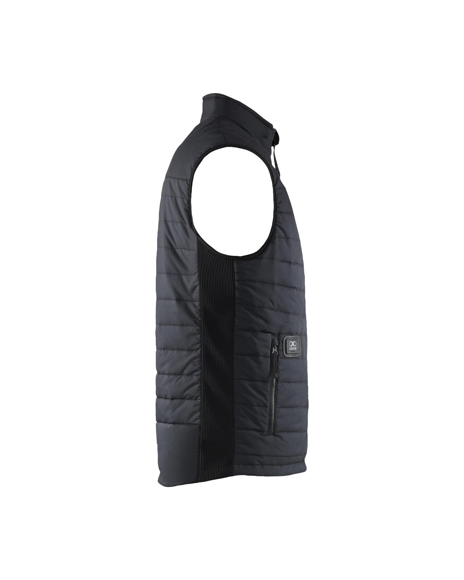 Blåkläder Bodywarmer Clim8® 3880 - Zwart zijkant