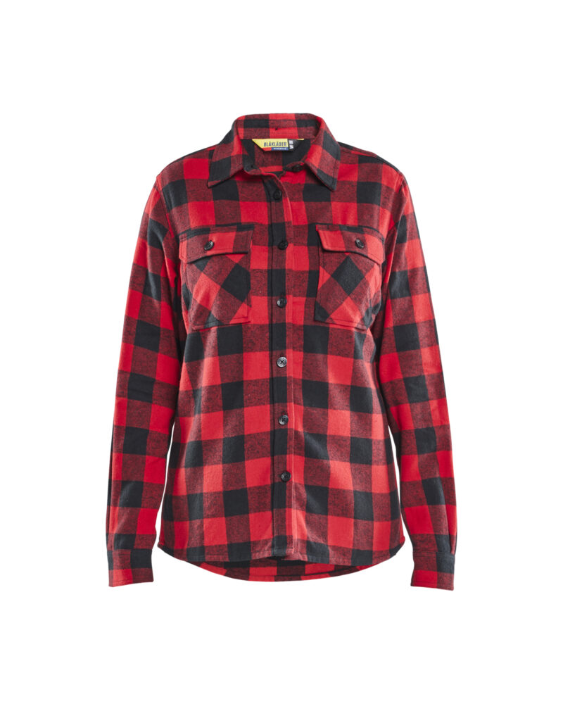 Blåkläder Dames Overhemd Flanel 3218