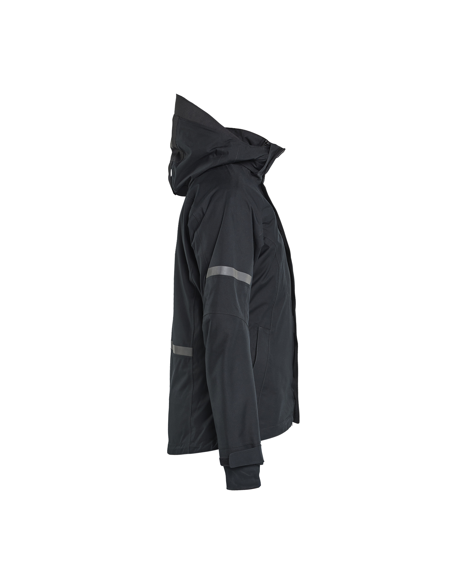 Blåkläder Dames shell jack 4908 - Zwart zijkant