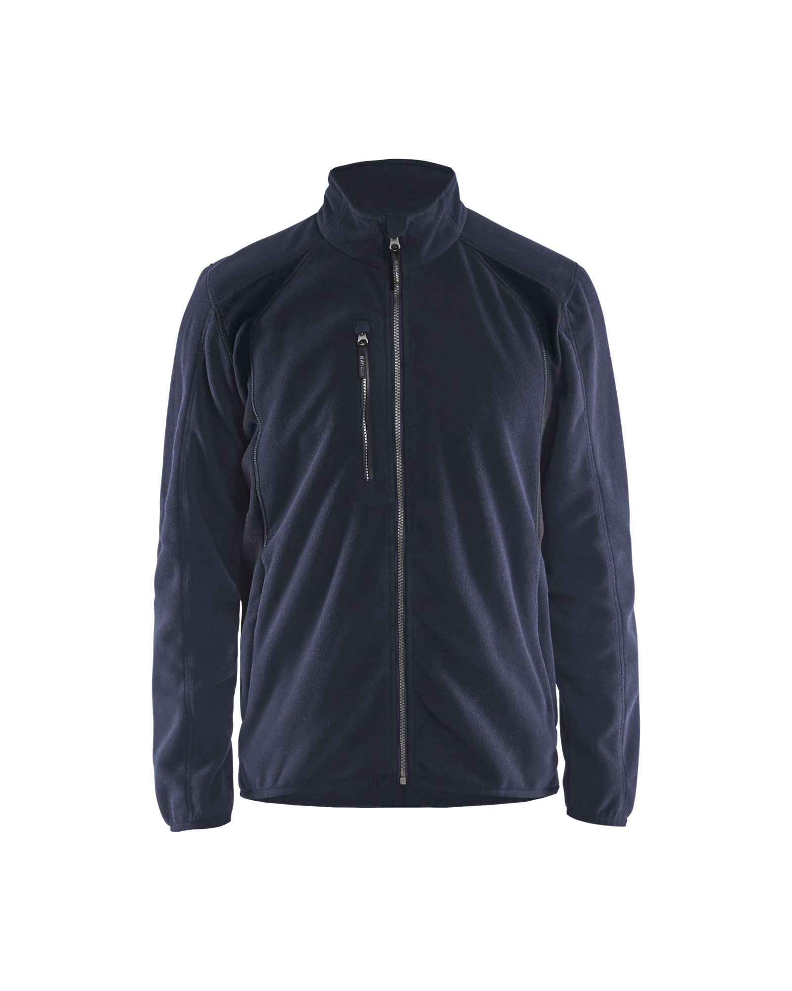 Blåkläder Fleecejack 4730 - Donker marineblauw / Zwart voorkant