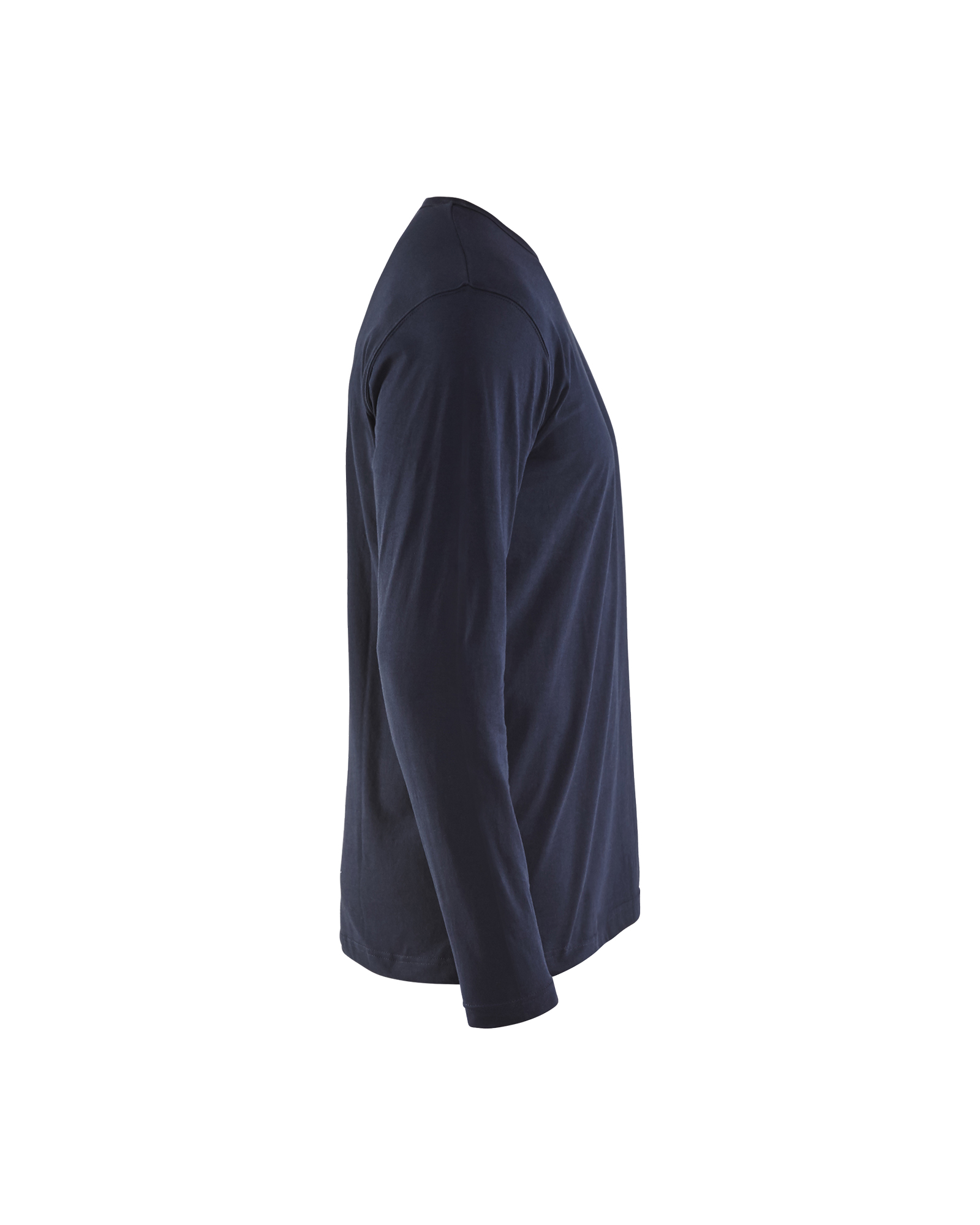 Blåkläder T-shirt lange mouwen 3500 - Donker Marineblauw zijkant