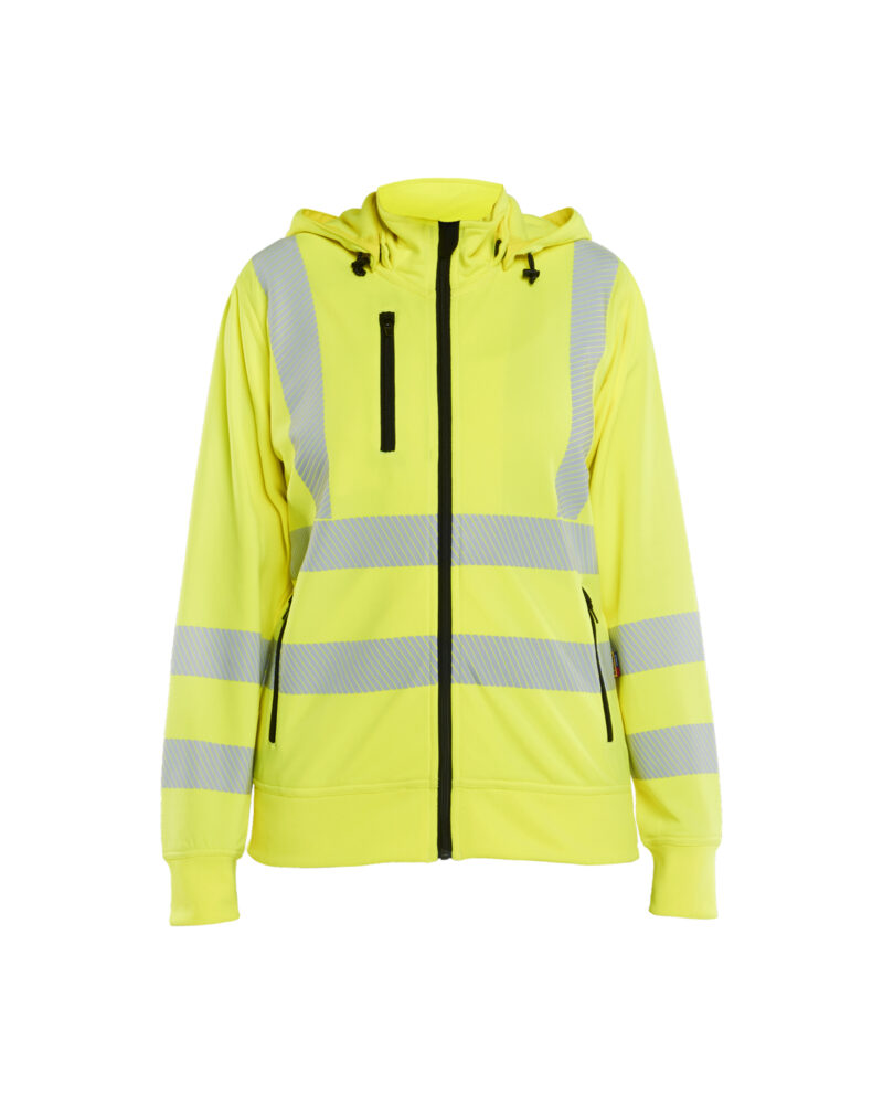 Blåkläder Dames Sweatshirt met afneembare capuchon High Vis 3574