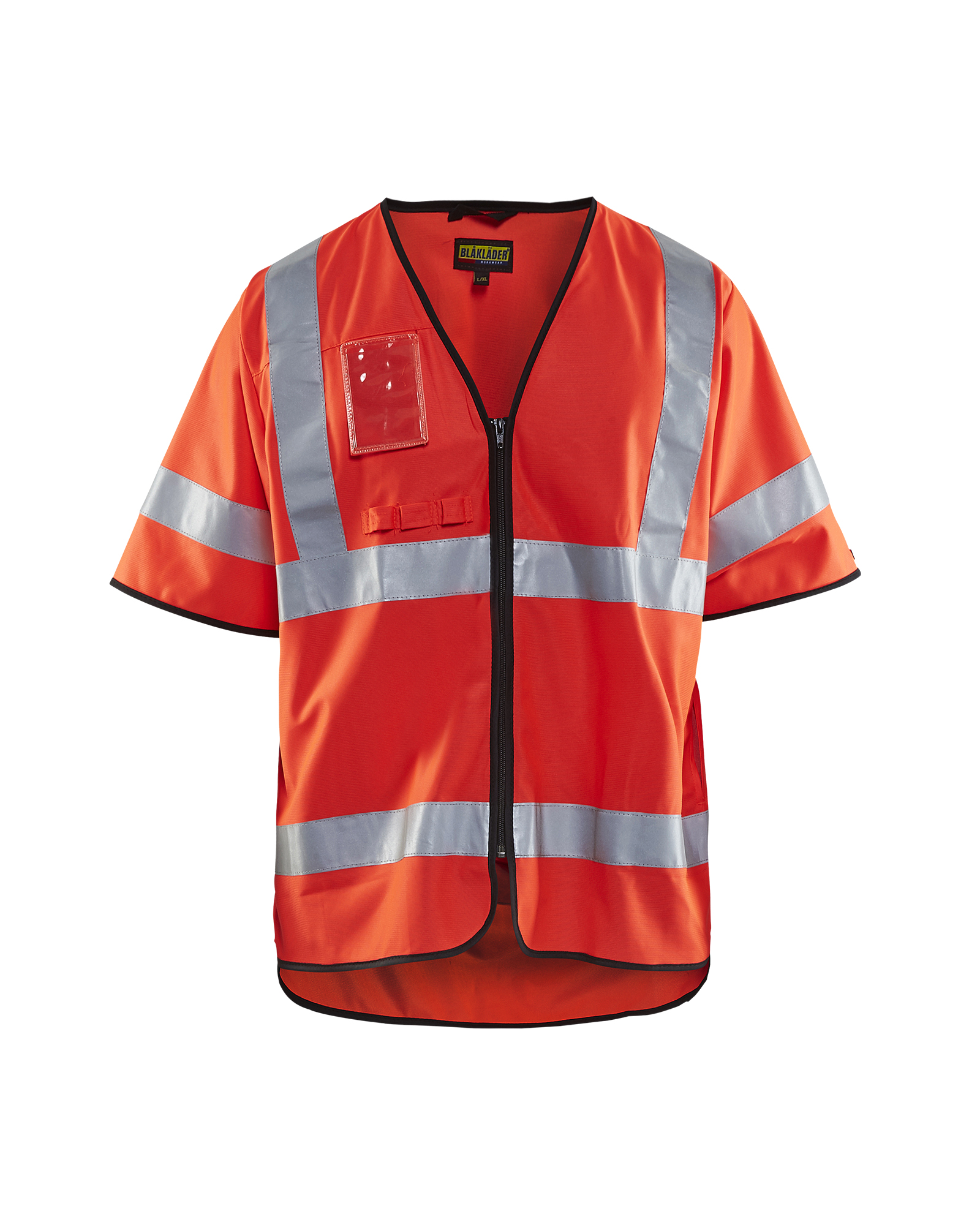 Blåkläder Signalisatievest korte mouwen 3023 - High Vis Rood voorkant