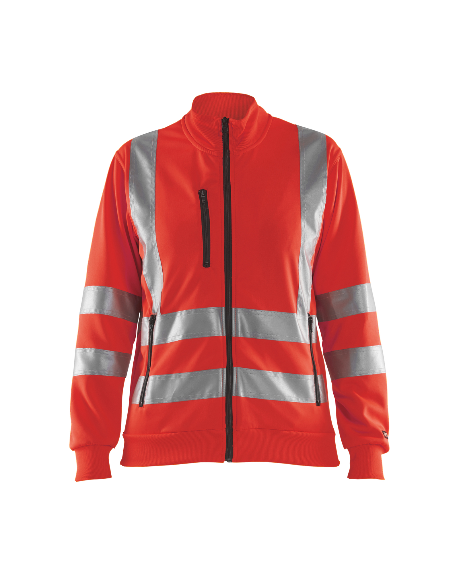 Blåkläder Dames Sweatshirt met rits High Vis 3308