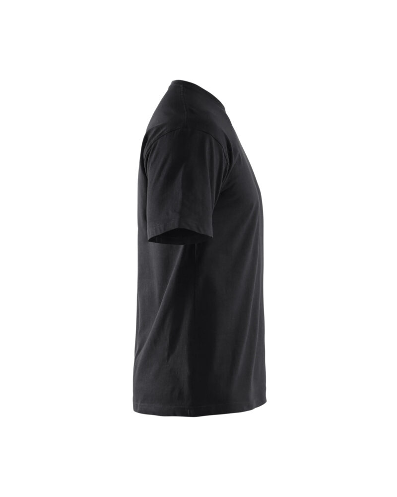 Blåkläder T-shirt 5-pack 3325 - Zwart zijkant