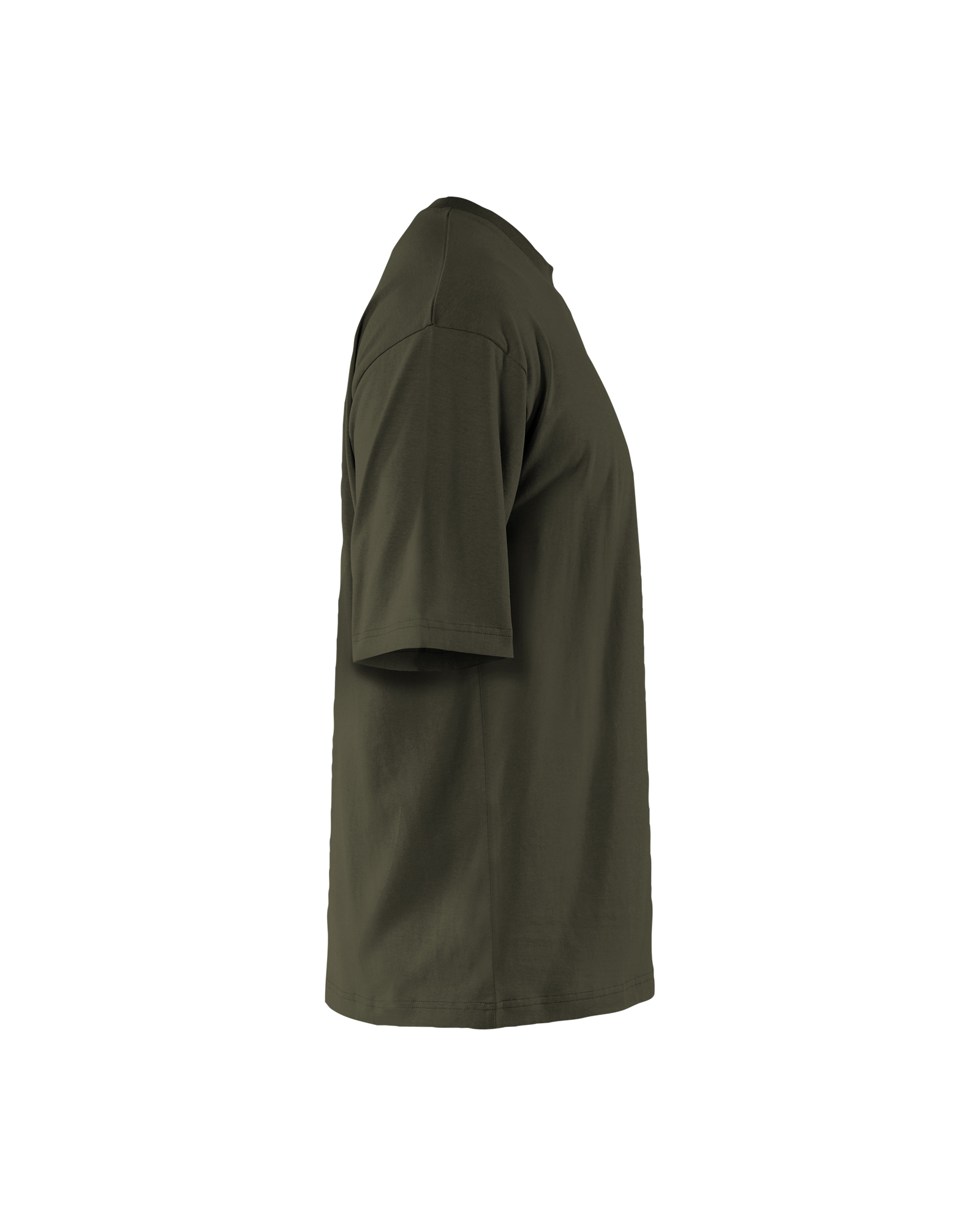 Blåkläder T-shirt losse pasvorm 3429 - Donker herfstgroen zijkant