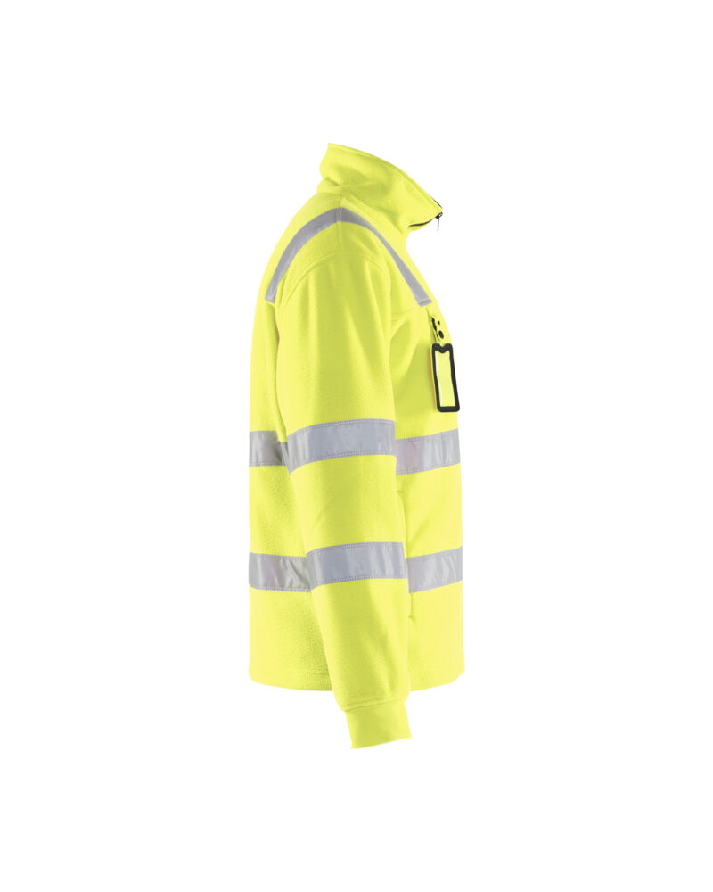 Blåkläder Fleecejas High Vis 4833 - High Vis Geel zijkant