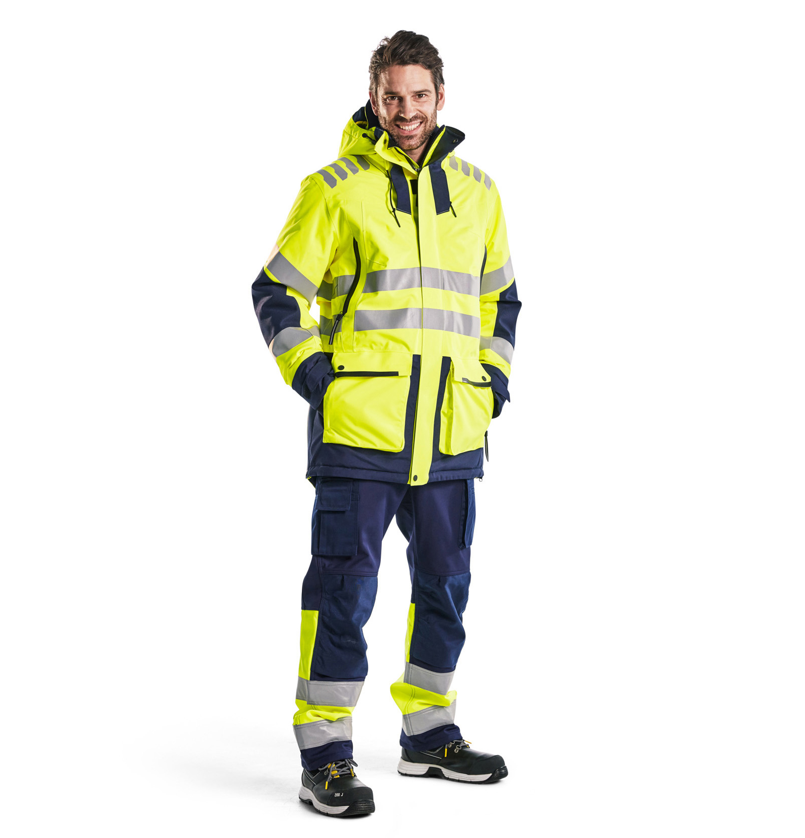 Blåkläder Parka High Vis Evolution 4469 detail 1